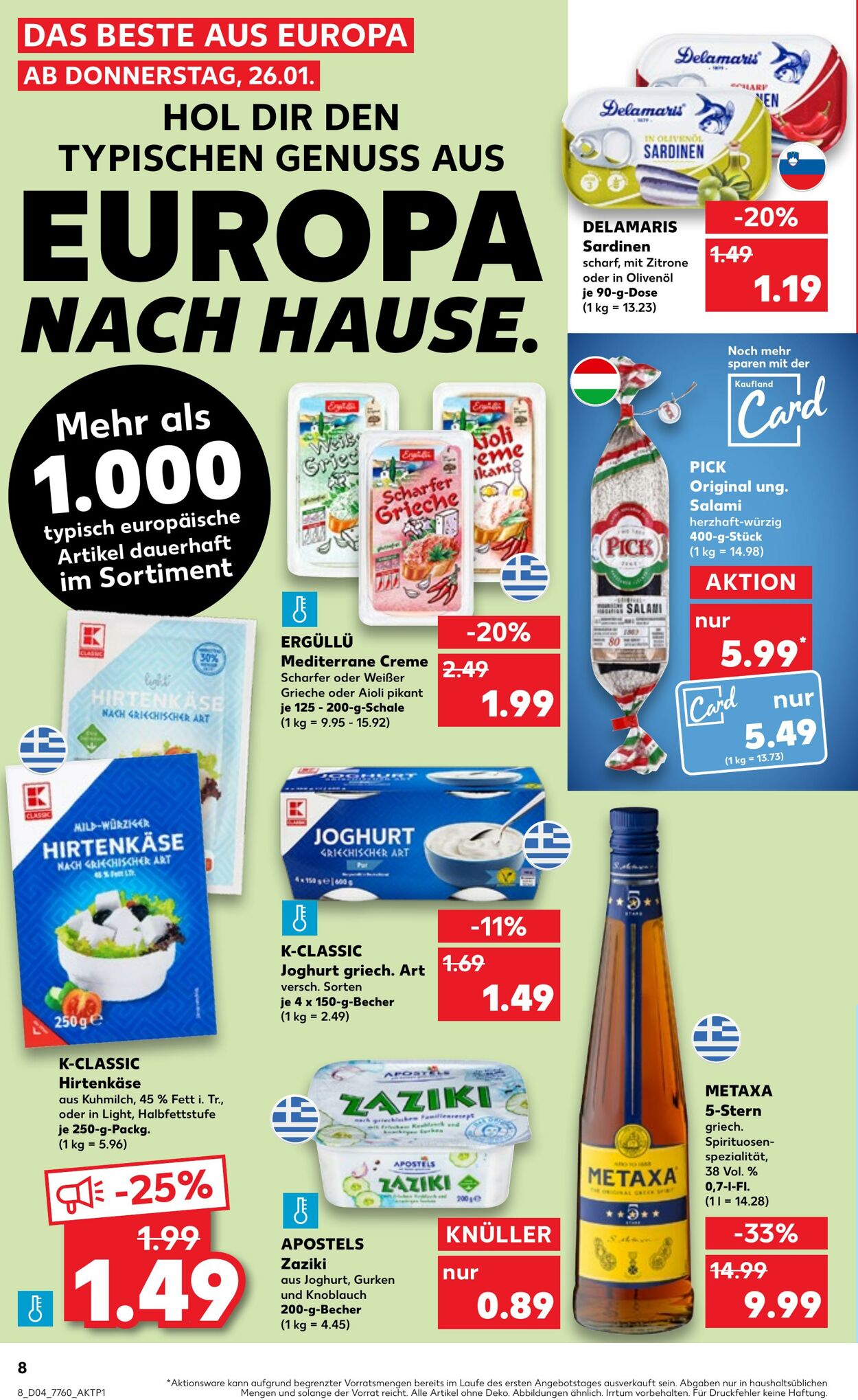 Prospekt Kaufland 26.01.2023 - 01.02.2023