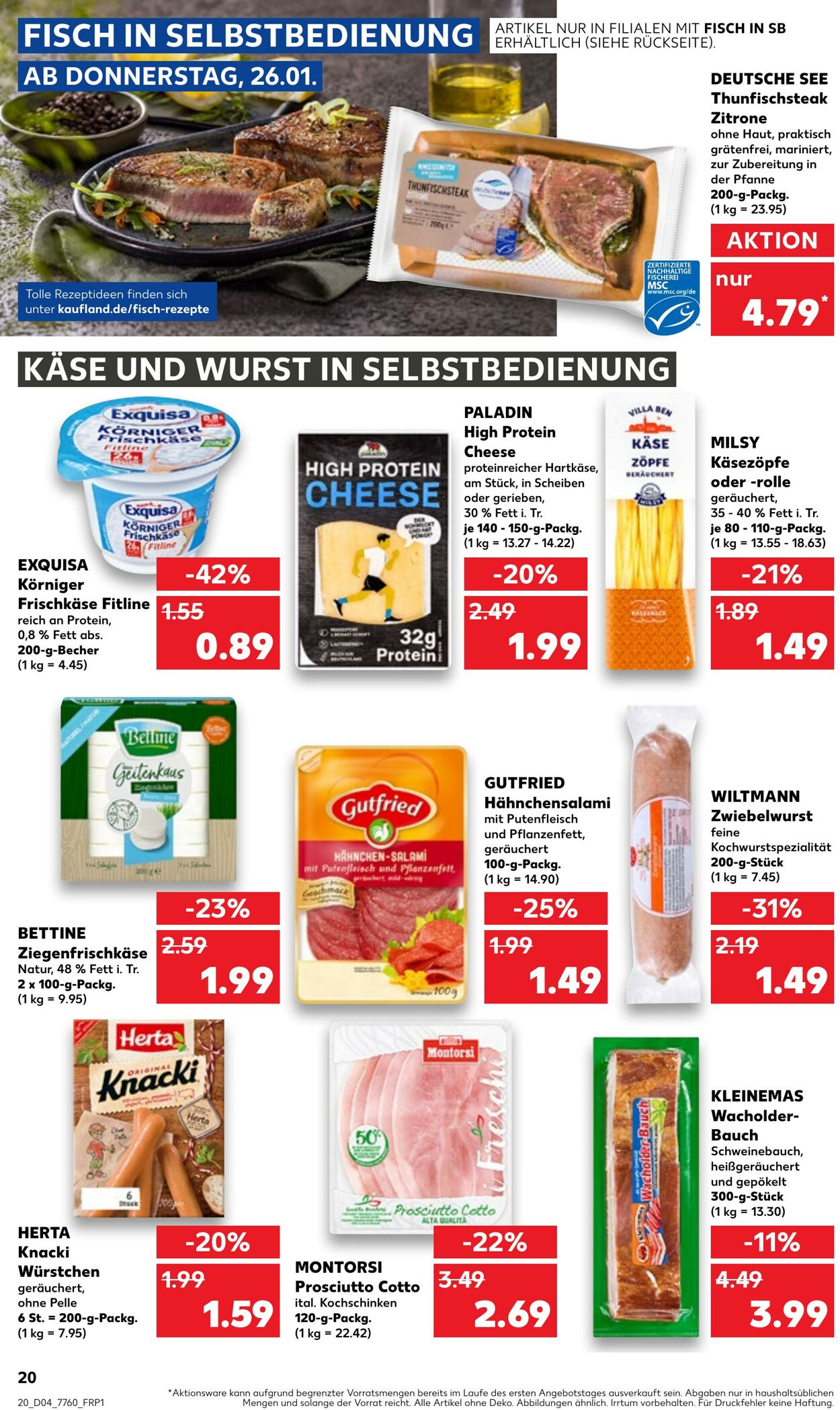 Prospekt Kaufland 26.01.2023 - 01.02.2023