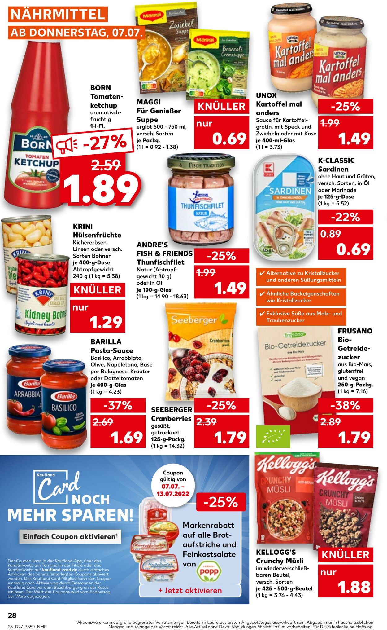 Prospekt Kaufland 07.07.2022 - 13.07.2022