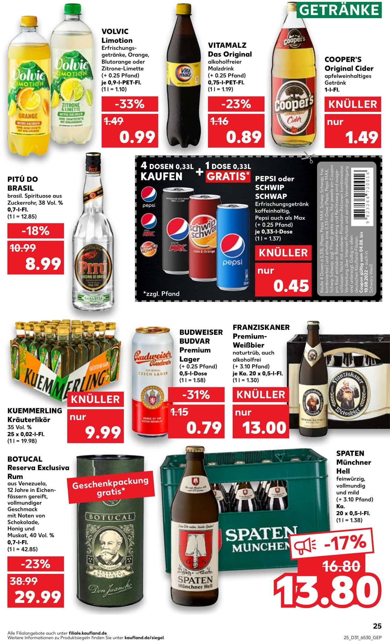 Prospekt Kaufland 04.08.2022 - 10.08.2022