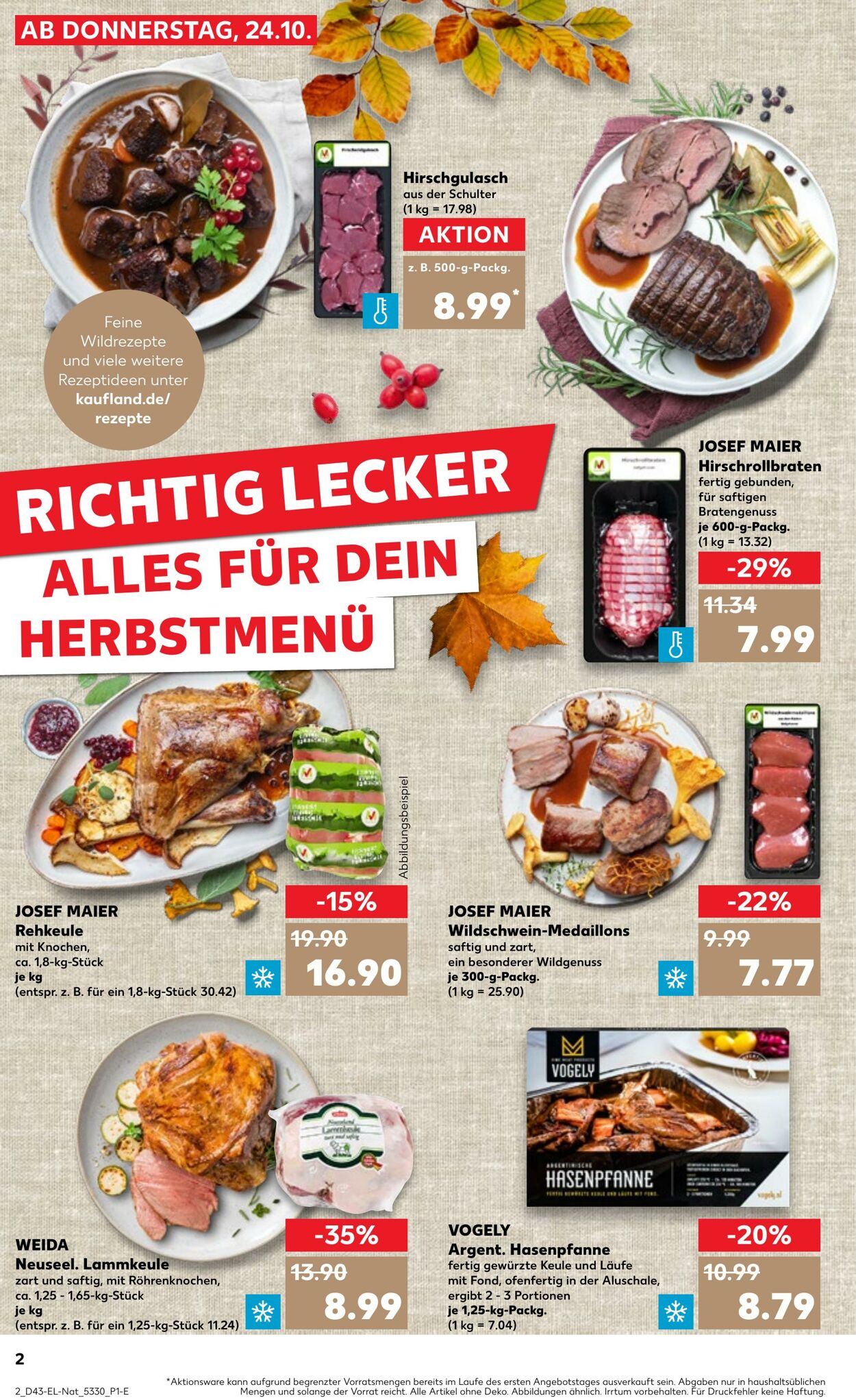 Prospekt Kaufland 24.10.2024 - 30.10.2024