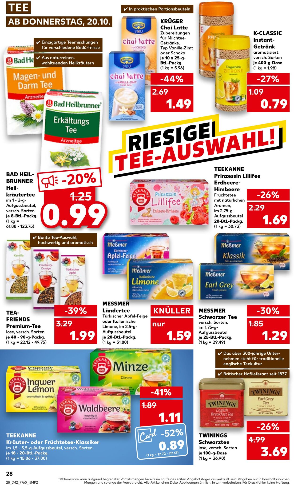 Prospekt Kaufland 20.10.2022 - 26.10.2022