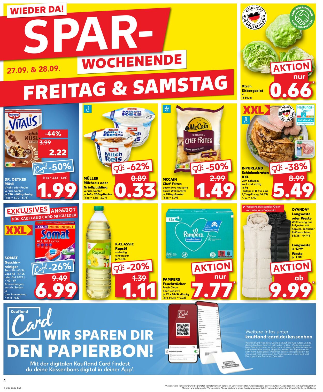 Prospekt Kaufland 26.09.2024 - 02.10.2024