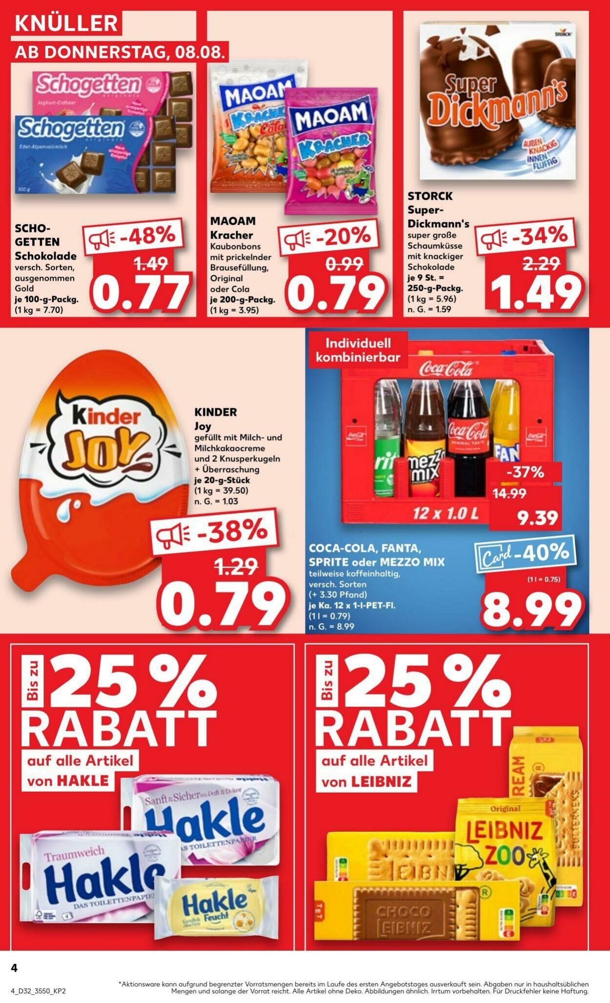 Prospekt Kaufland 08.08.2024 - 14.08.2024