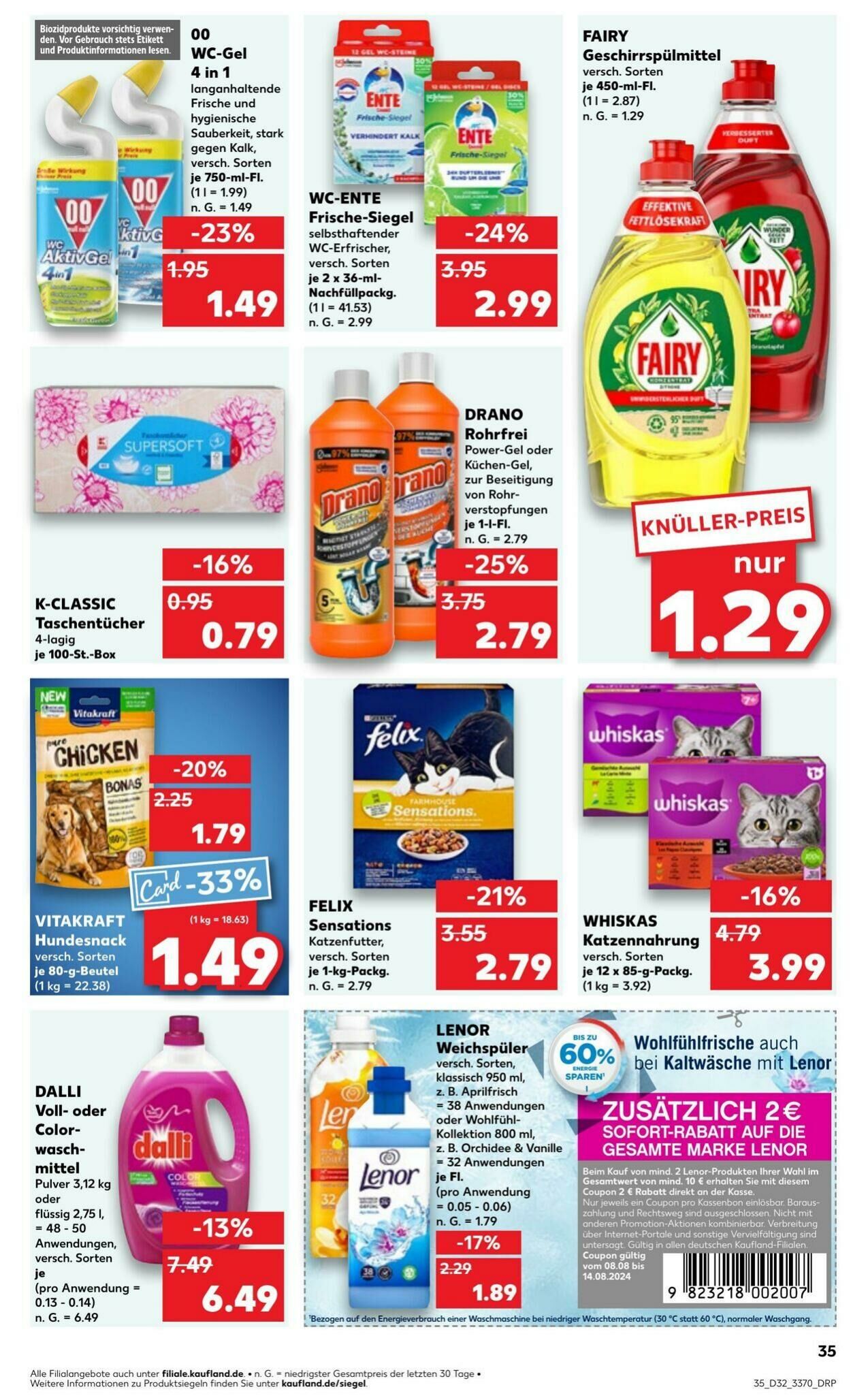 Prospekt Kaufland 08.08.2024 - 14.08.2024