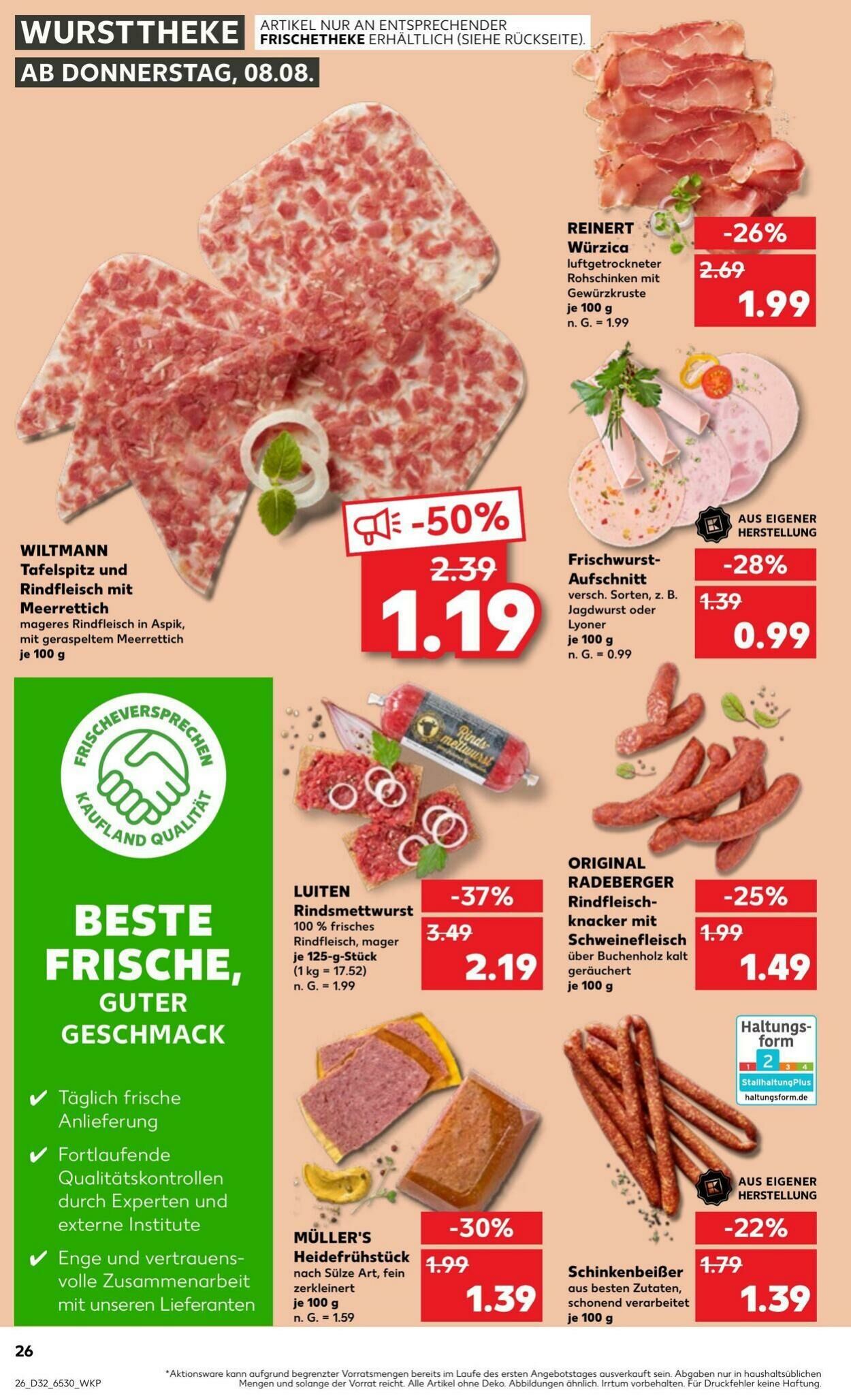 Prospekt Kaufland 08.08.2024 - 14.08.2024