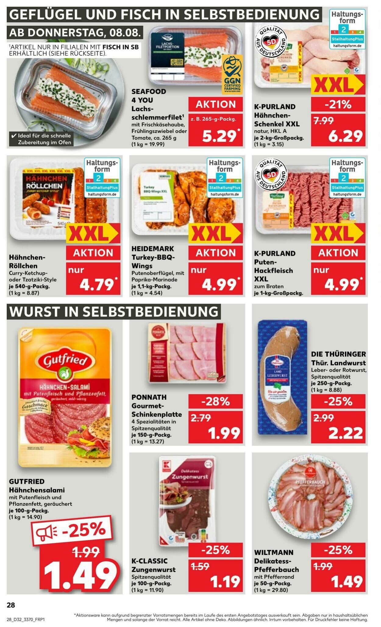 Prospekt Kaufland 08.08.2024 - 14.08.2024