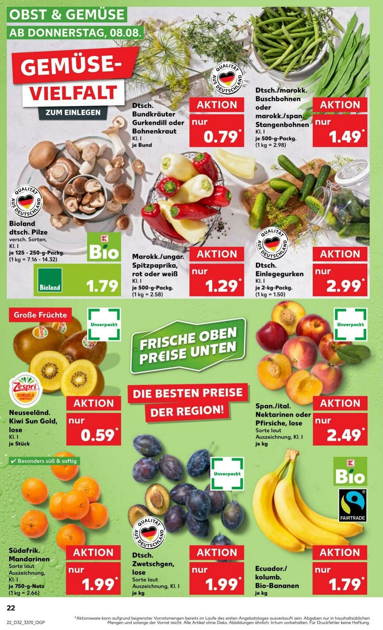 Prospekt Kaufland 08.08.2024 - 14.08.2024