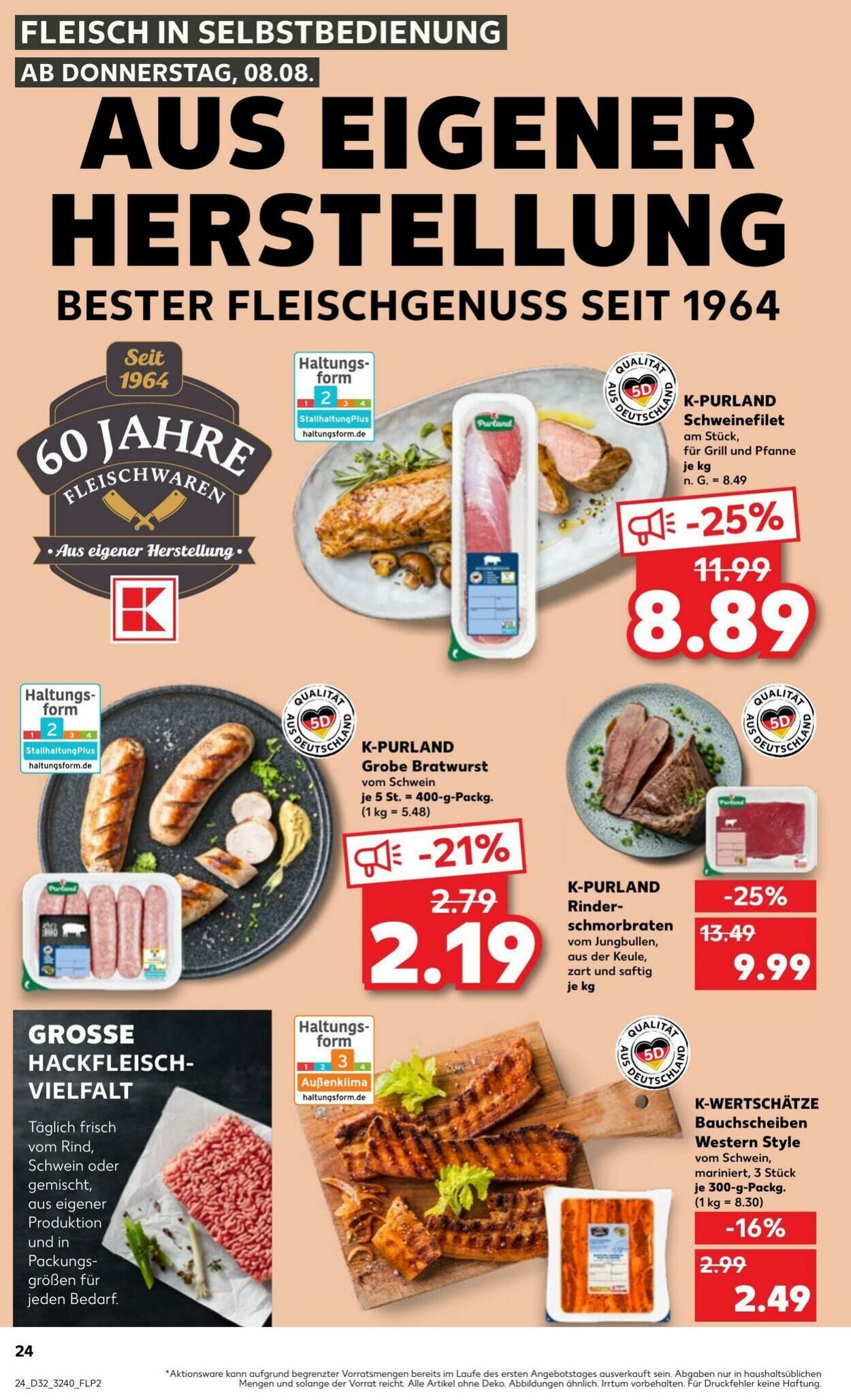 Prospekt Kaufland 08.08.2024 - 14.08.2024