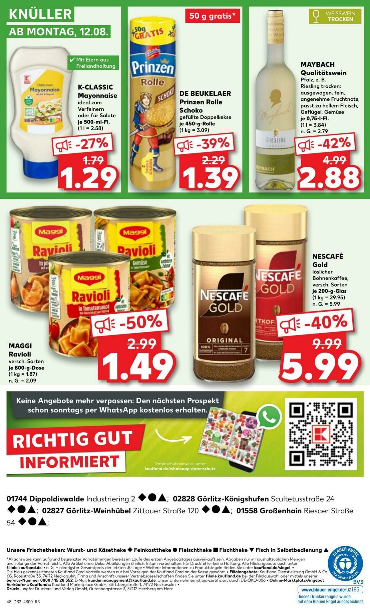 Prospekt Kaufland 08.08.2024 - 14.08.2024