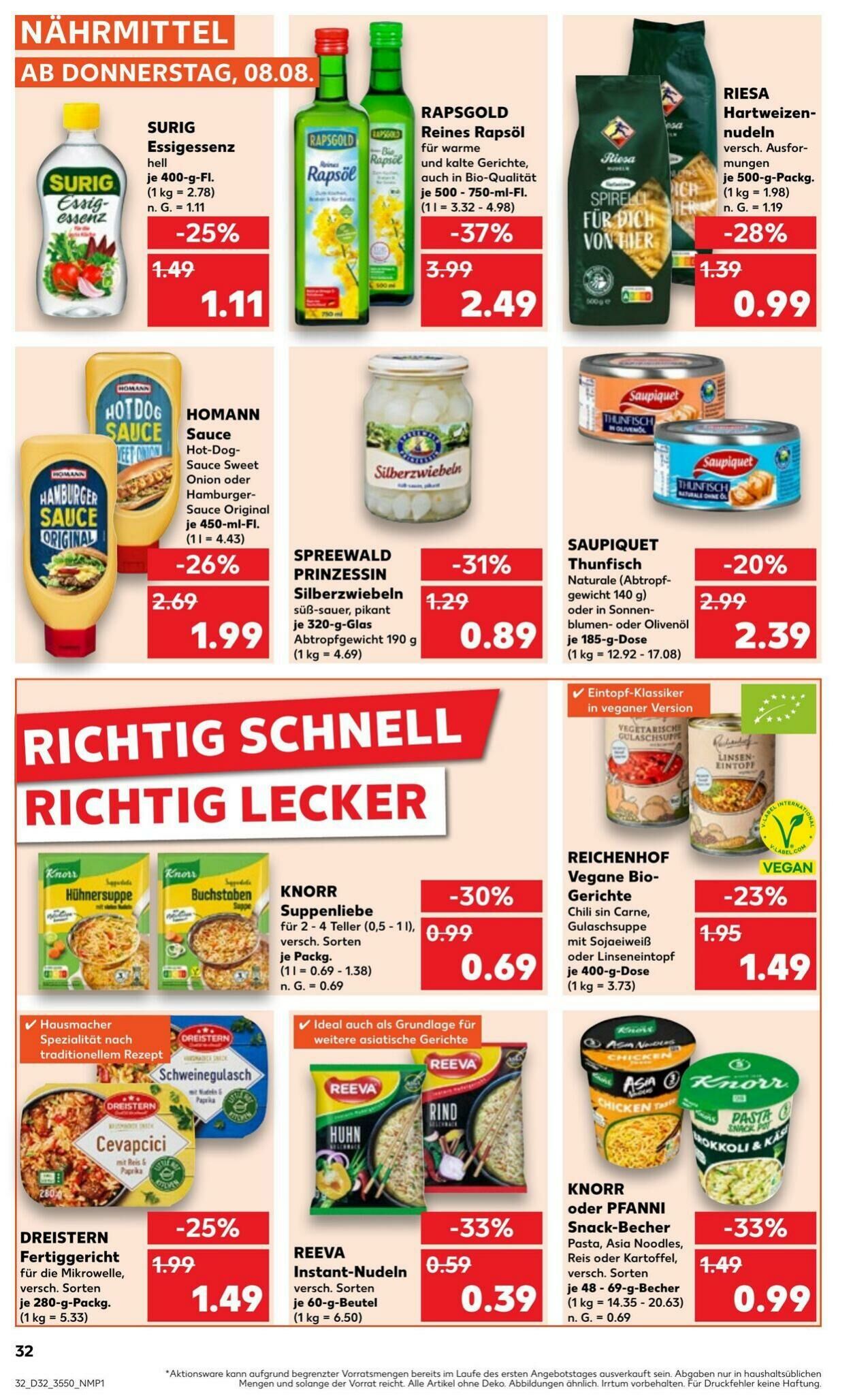 Prospekt Kaufland 08.08.2024 - 14.08.2024