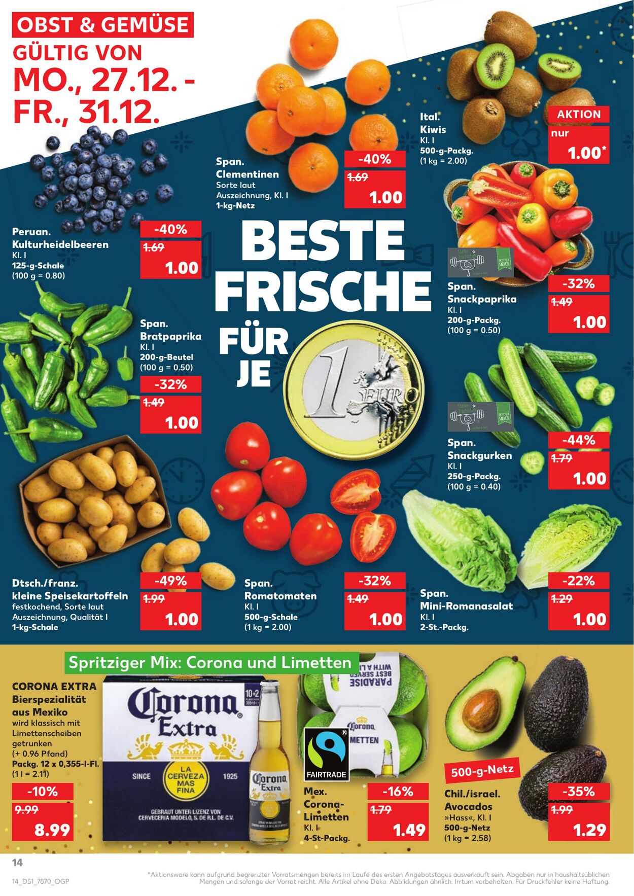 Prospekt Kaufland 27.12.2021 - 31.12.2021