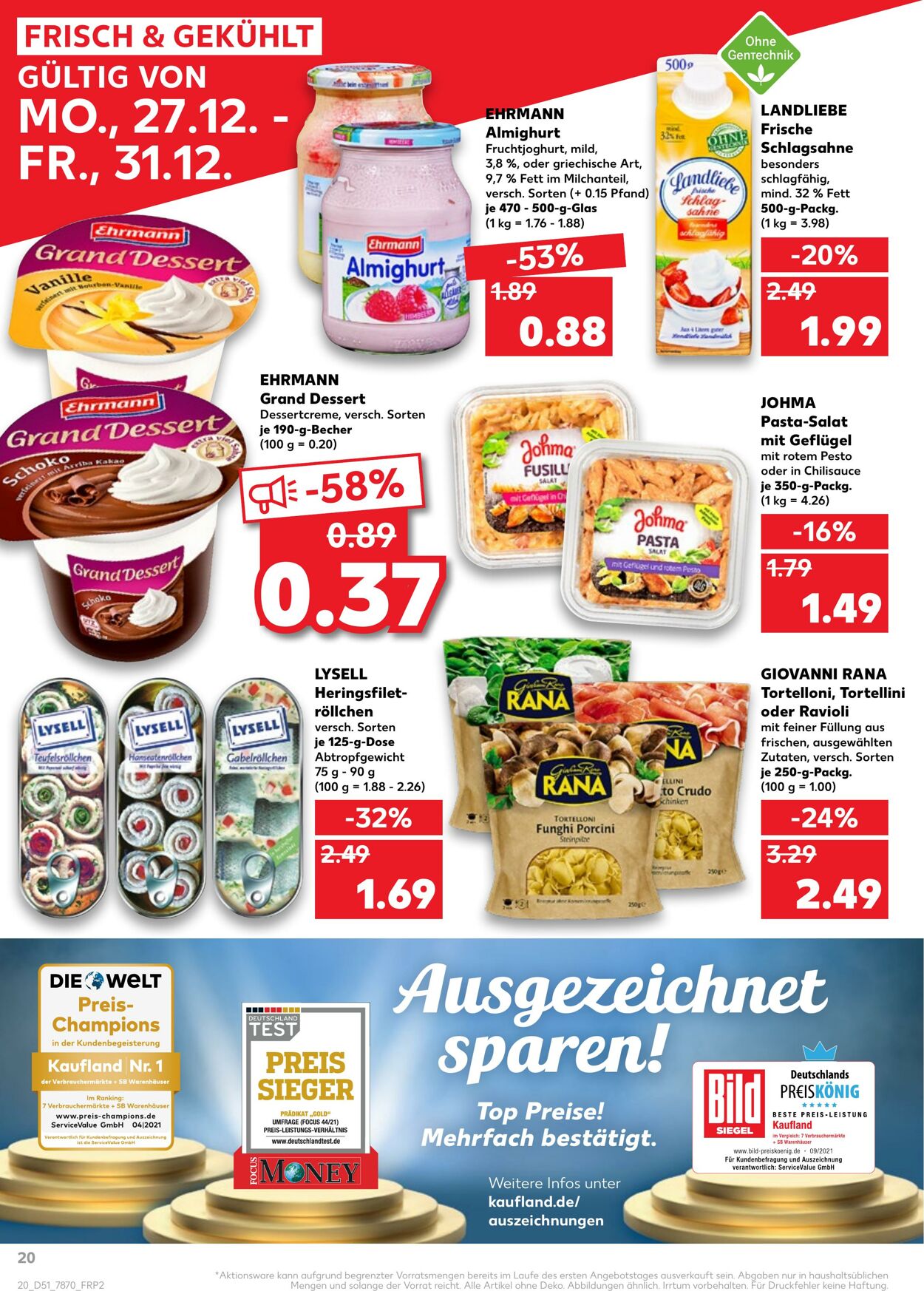 Prospekt Kaufland 27.12.2021 - 31.12.2021