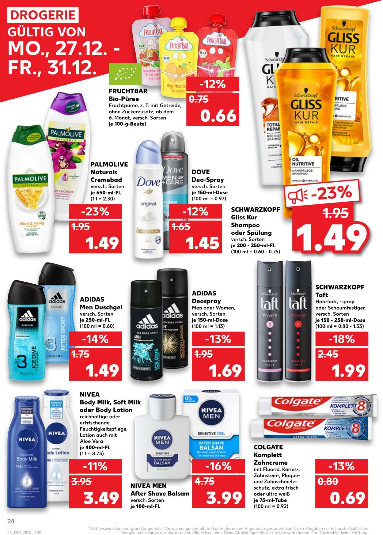 Prospekt Kaufland 27.12.2021 - 31.12.2021