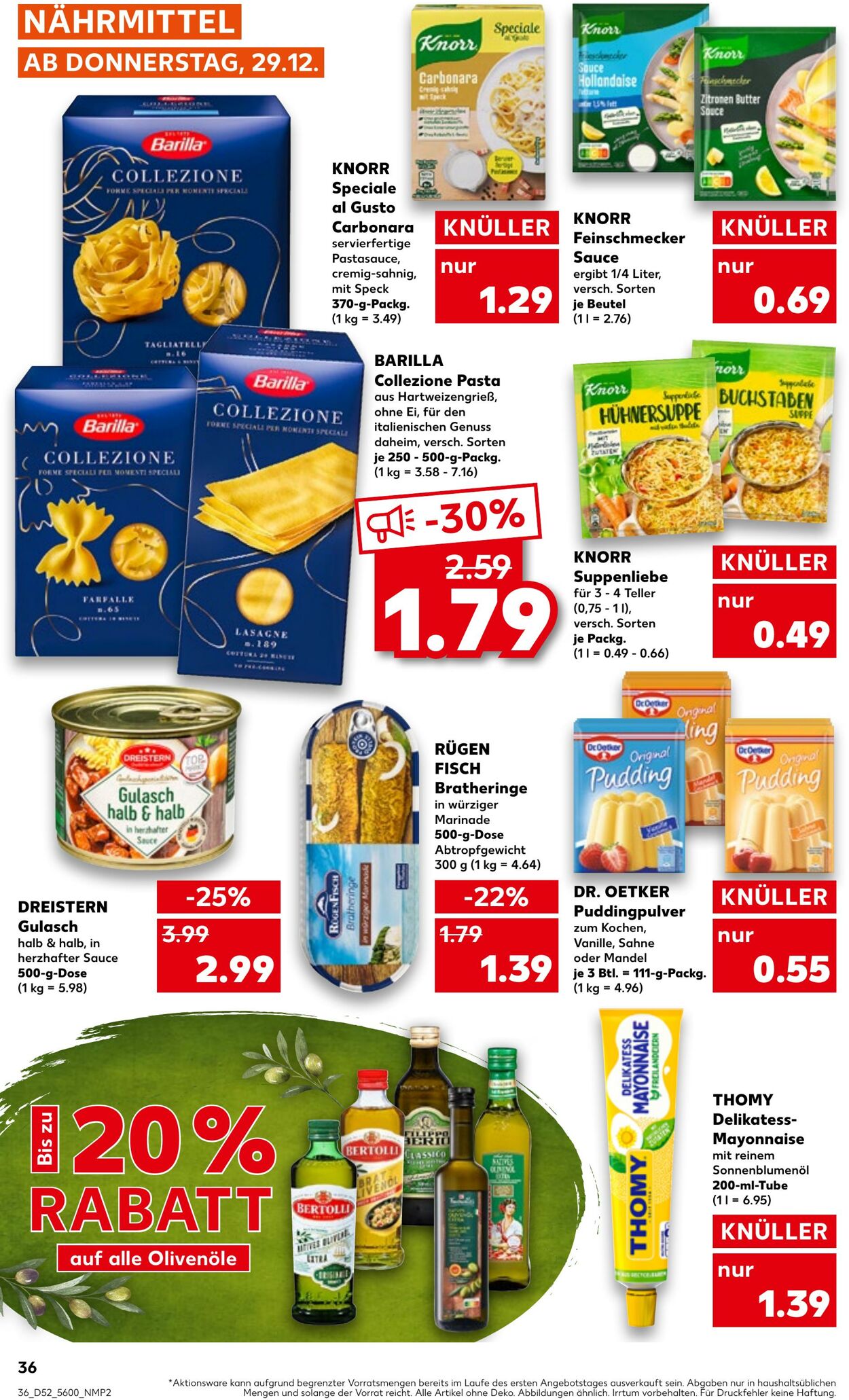 Prospekt Kaufland 29.12.2022 - 04.01.2023