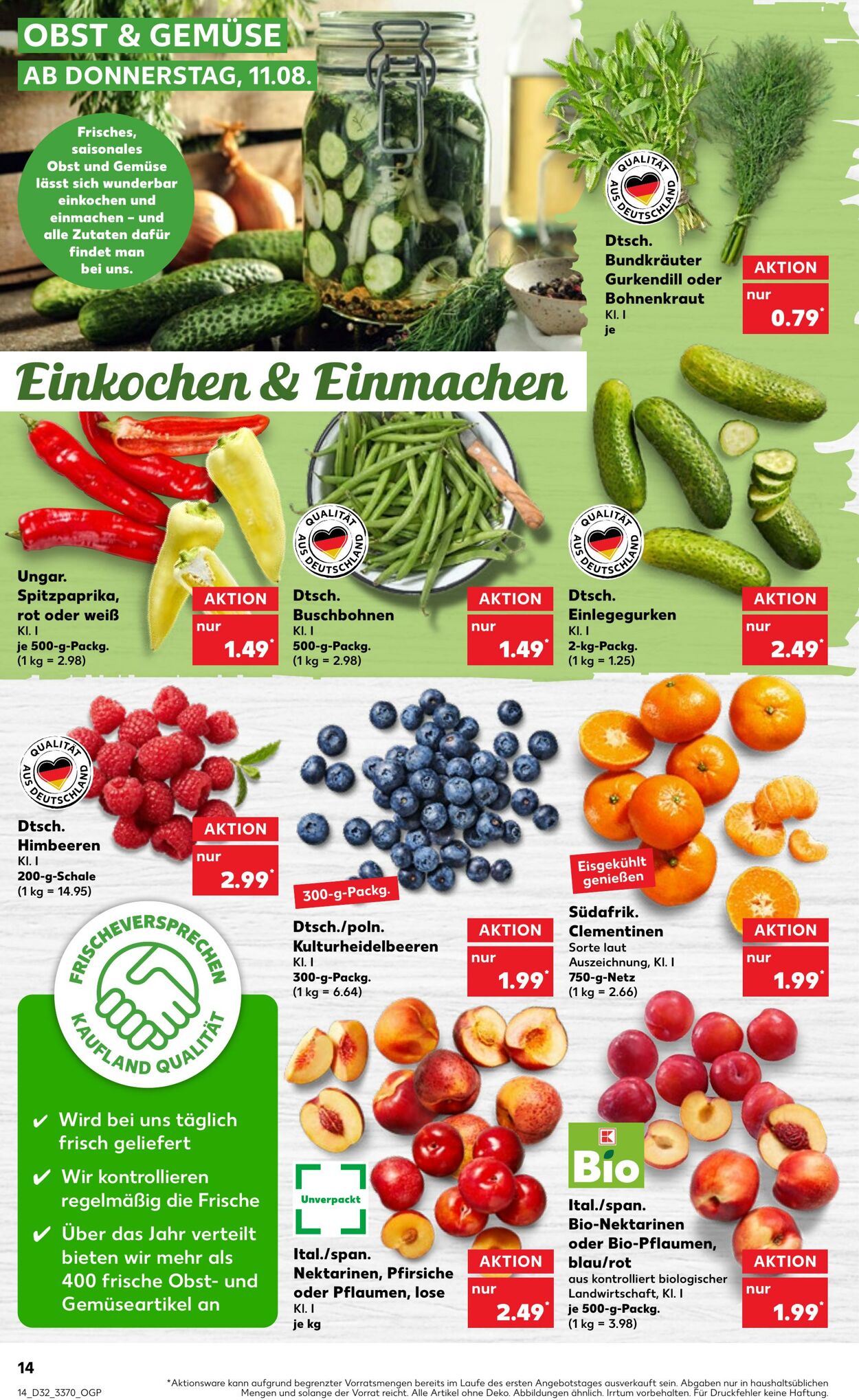 Prospekt Kaufland 11.08.2022 - 17.08.2022