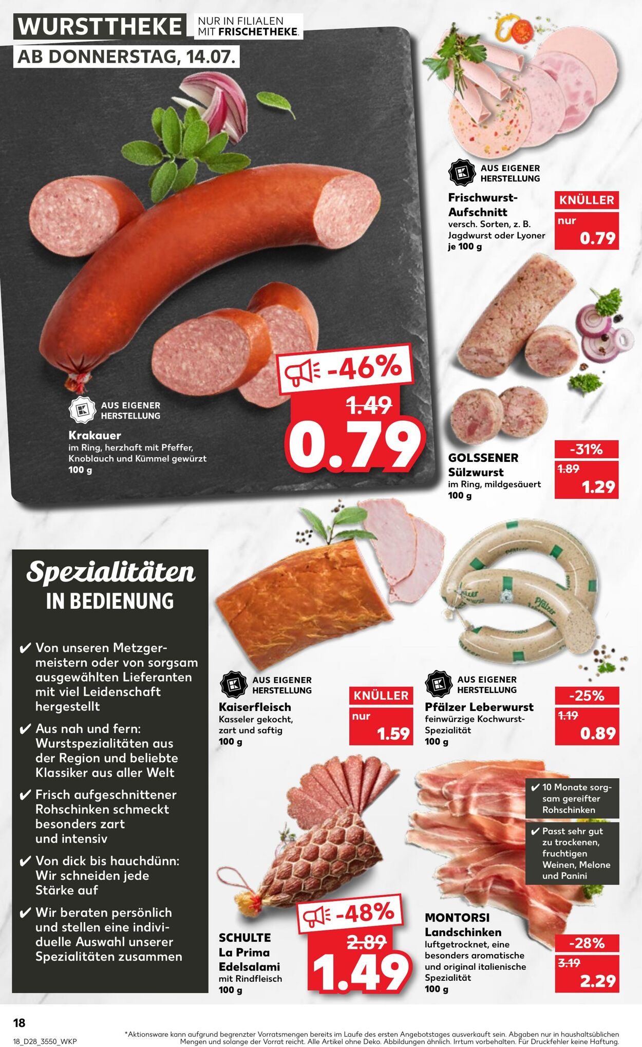 Prospekt Kaufland 14.07.2022 - 20.07.2022