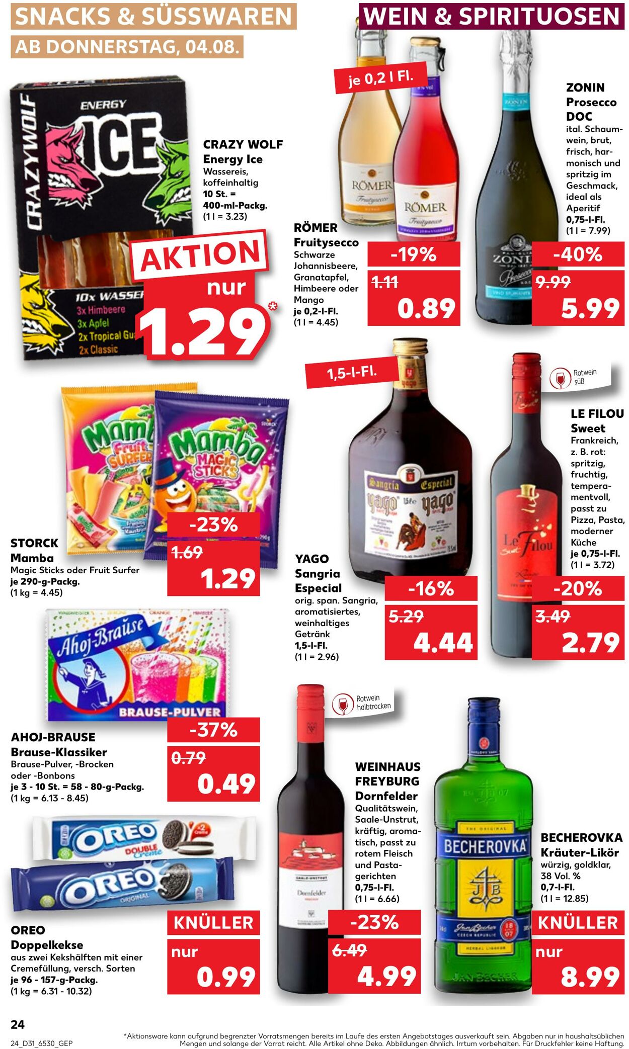 Prospekt Kaufland 04.08.2022 - 10.08.2022