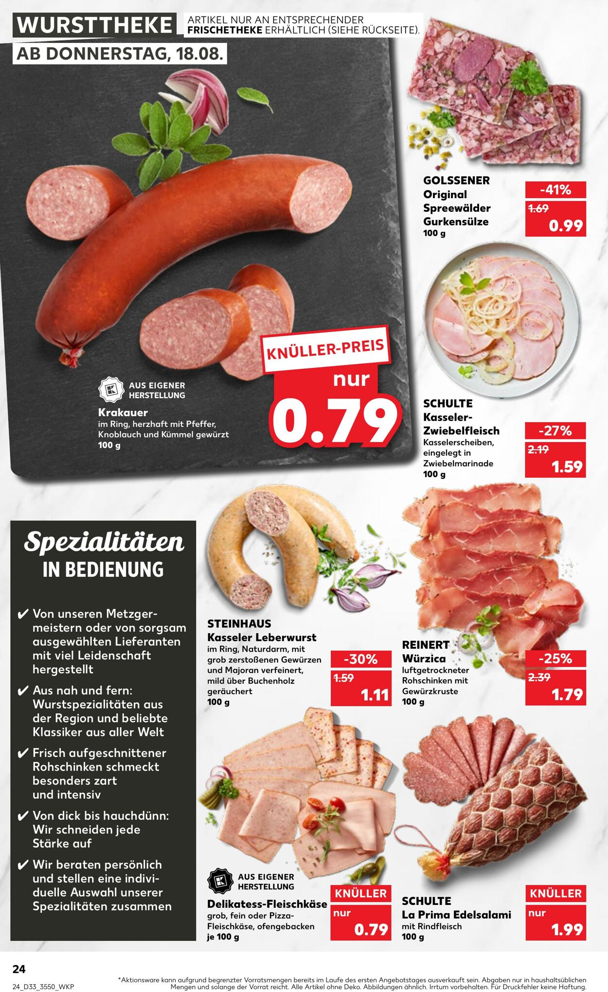 Prospekt Kaufland 18.08.2022 - 24.08.2022