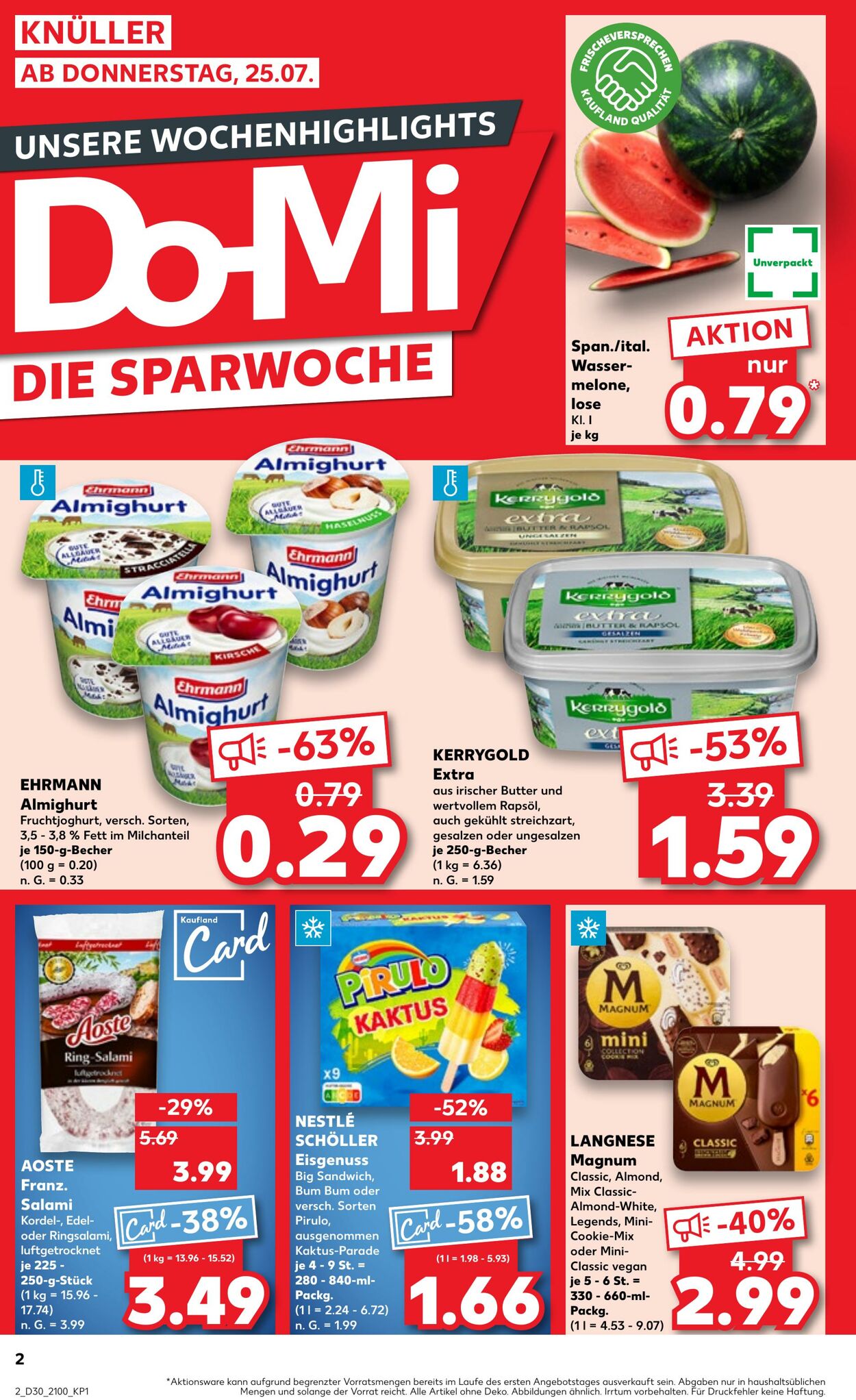 Prospekt Kaufland 25.07.2024 - 31.07.2024