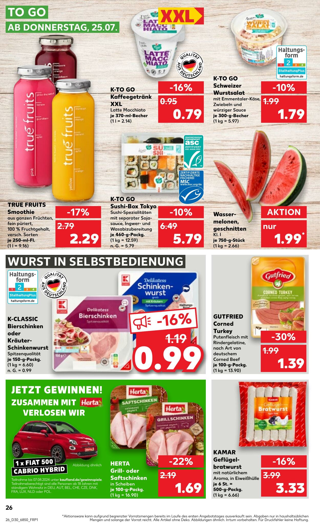 Prospekt Kaufland 25.07.2024 - 31.07.2024