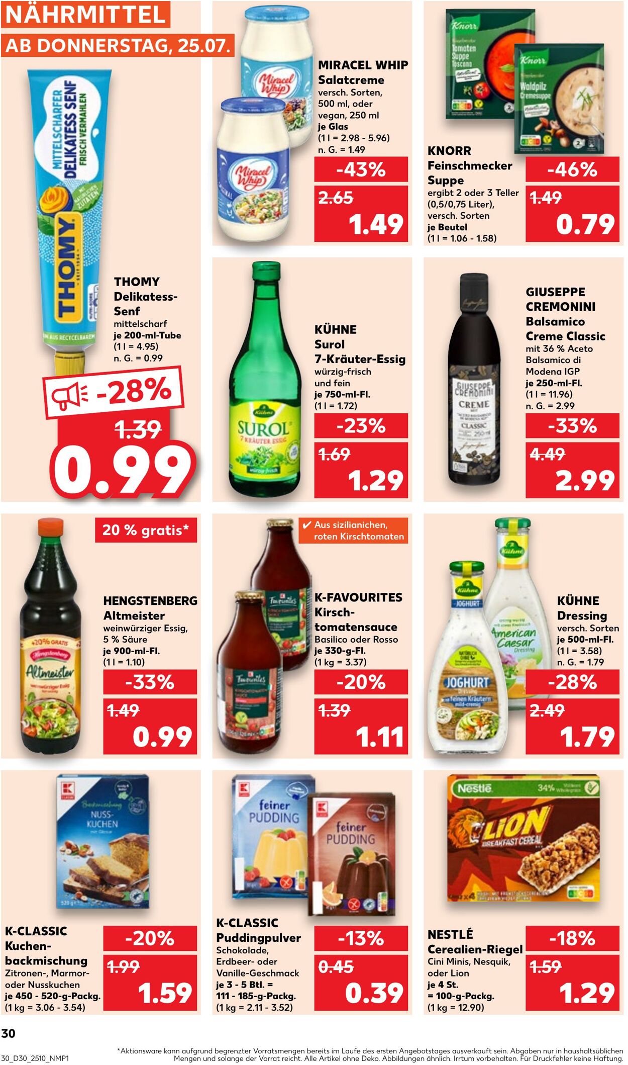 Prospekt Kaufland 25.07.2024 - 31.07.2024