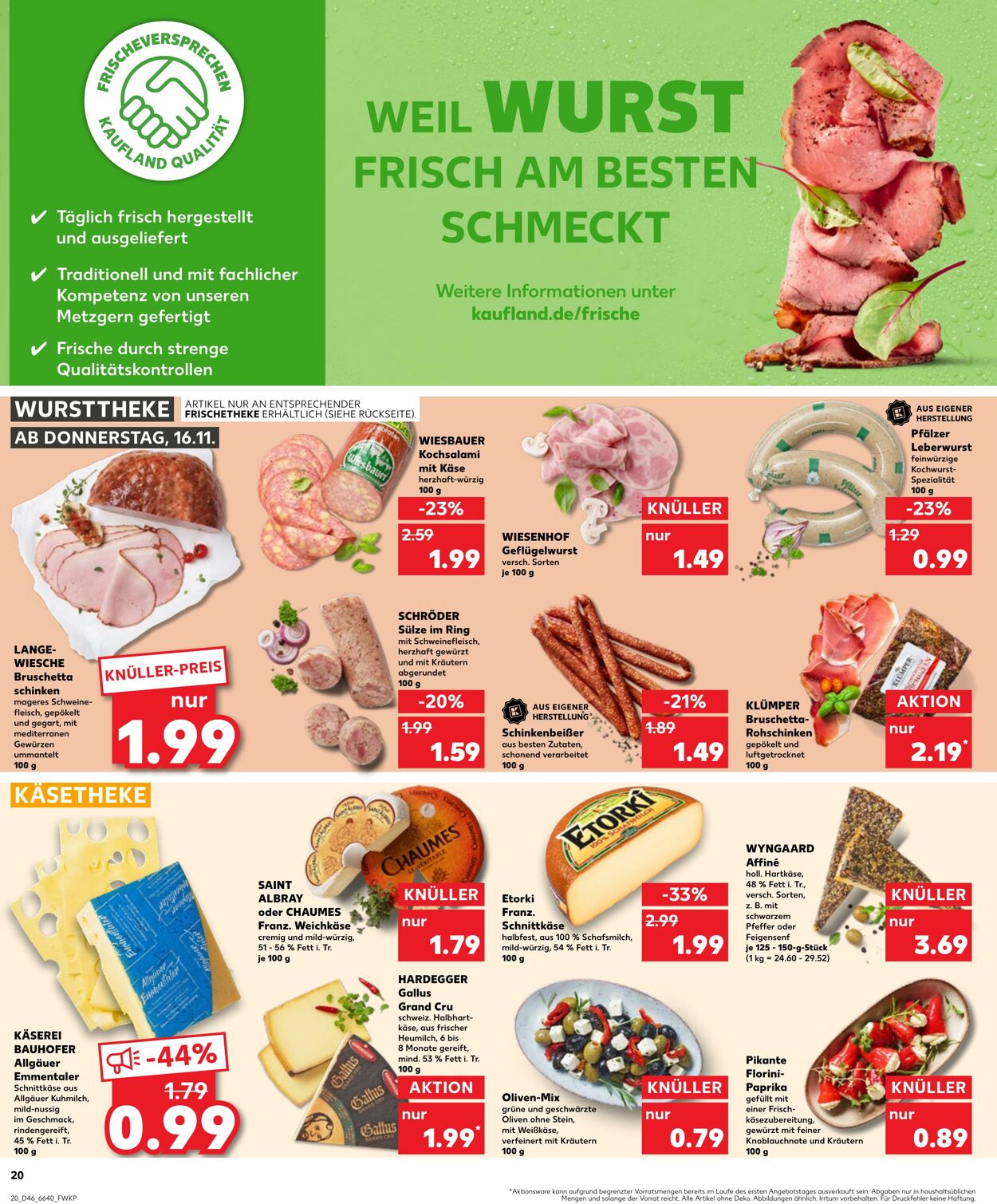 Prospekt Kaufland 16.11.2023 - 22.11.2023