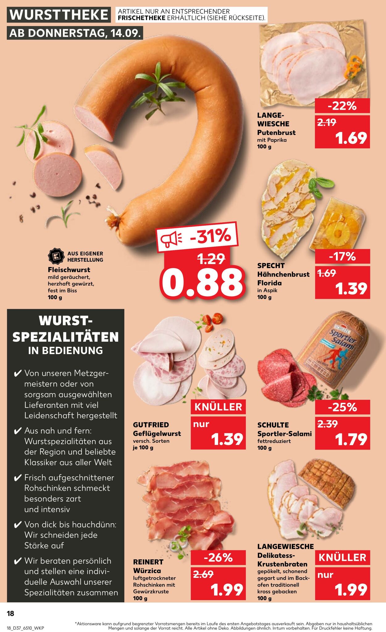 Prospekt Kaufland 14.09.2023 - 20.09.2023