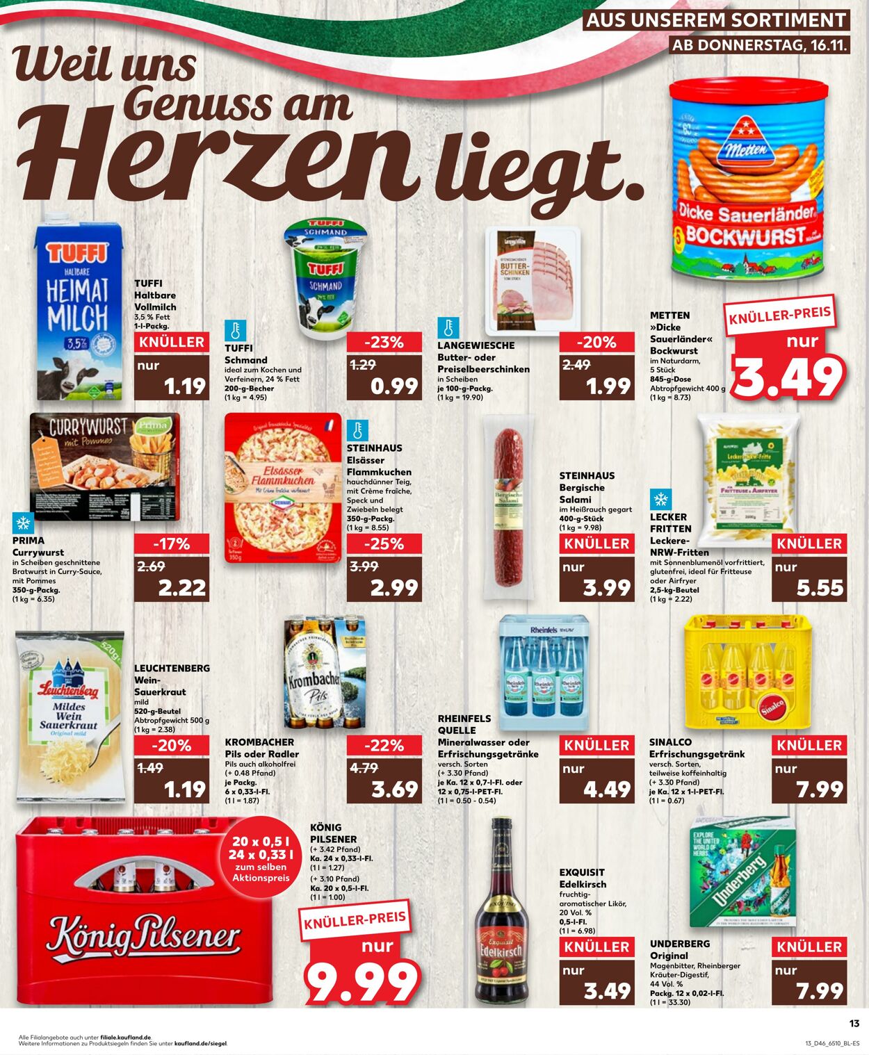 Prospekt Kaufland 16.11.2023 - 22.11.2023