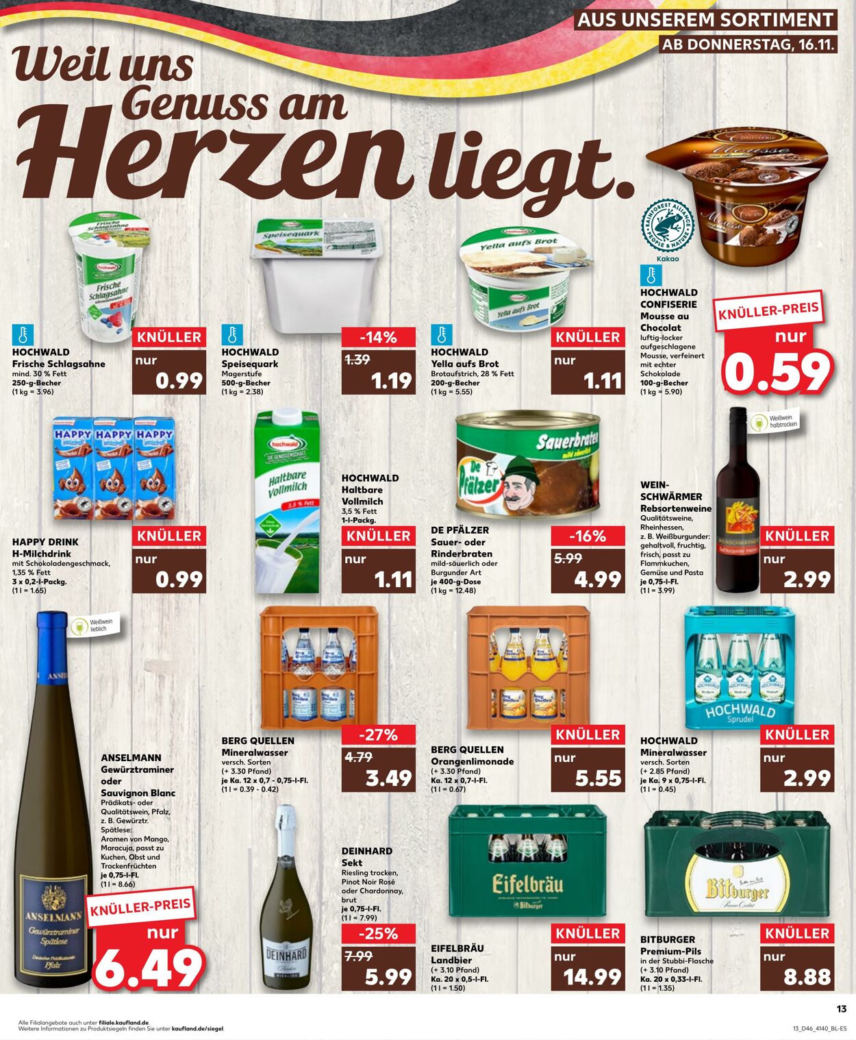 Prospekt Kaufland 16.11.2023 - 22.11.2023