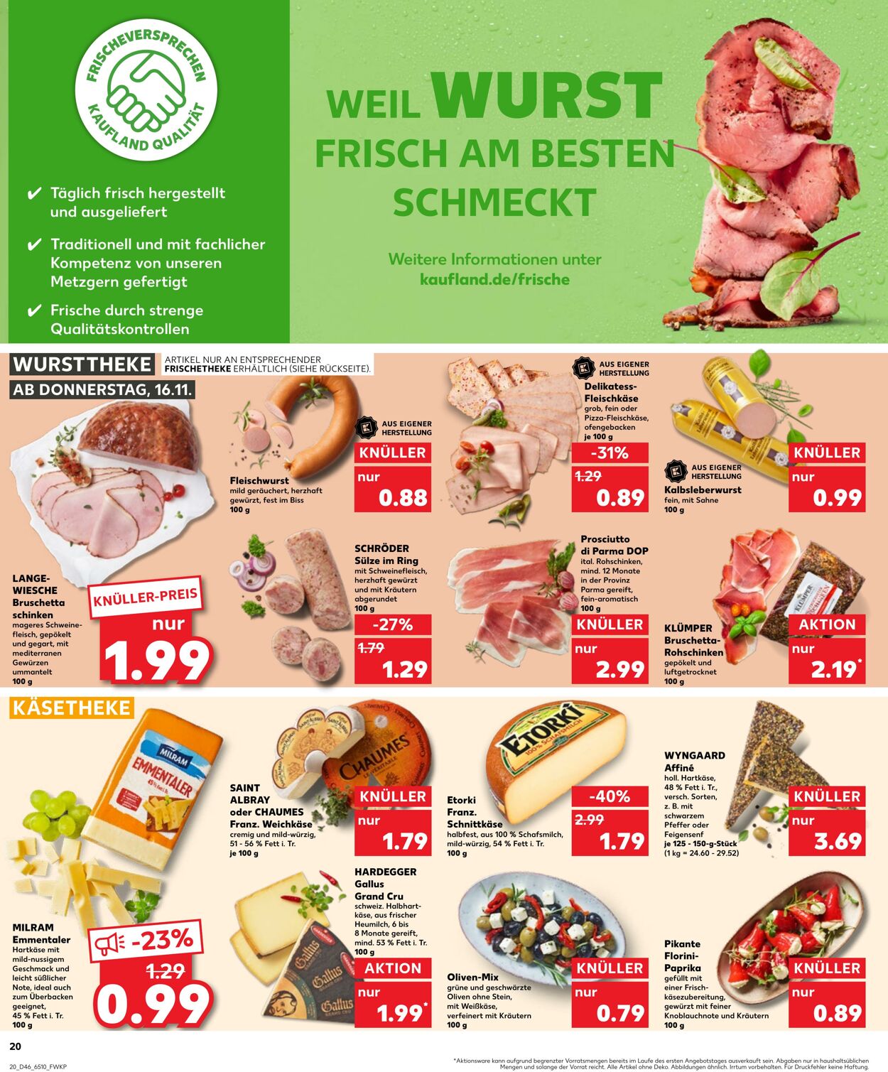 Prospekt Kaufland 16.11.2023 - 22.11.2023