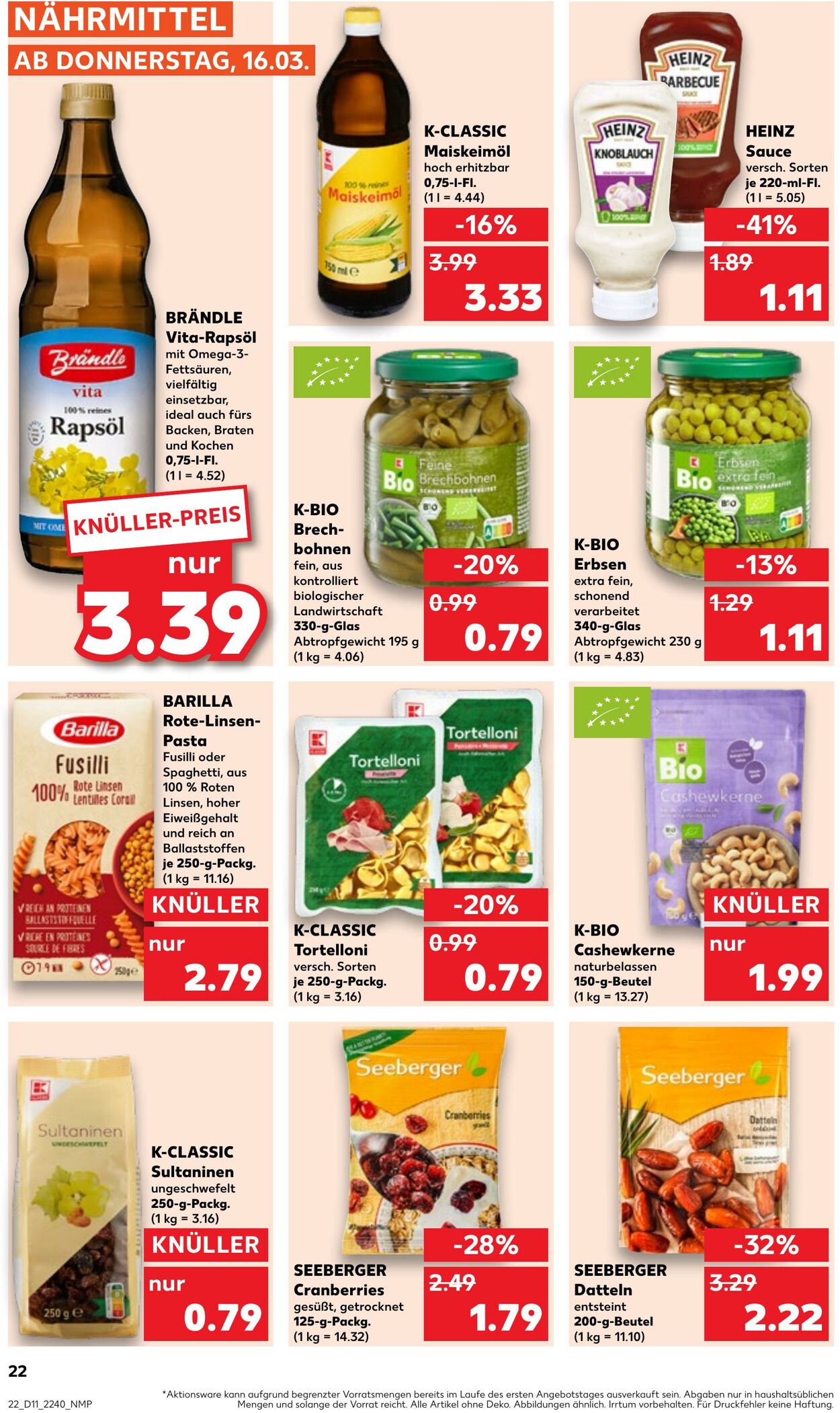 Prospekt Kaufland 16.03.2023 - 22.03.2023