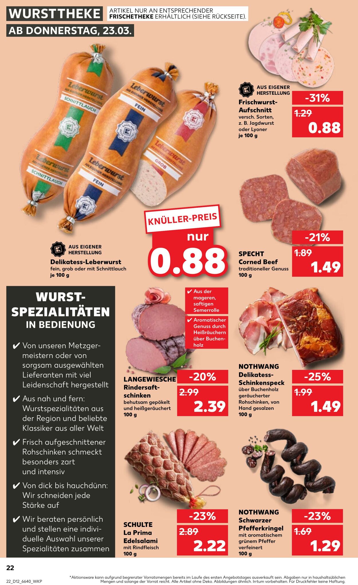 Prospekt Kaufland 23.03.2023 - 29.03.2023