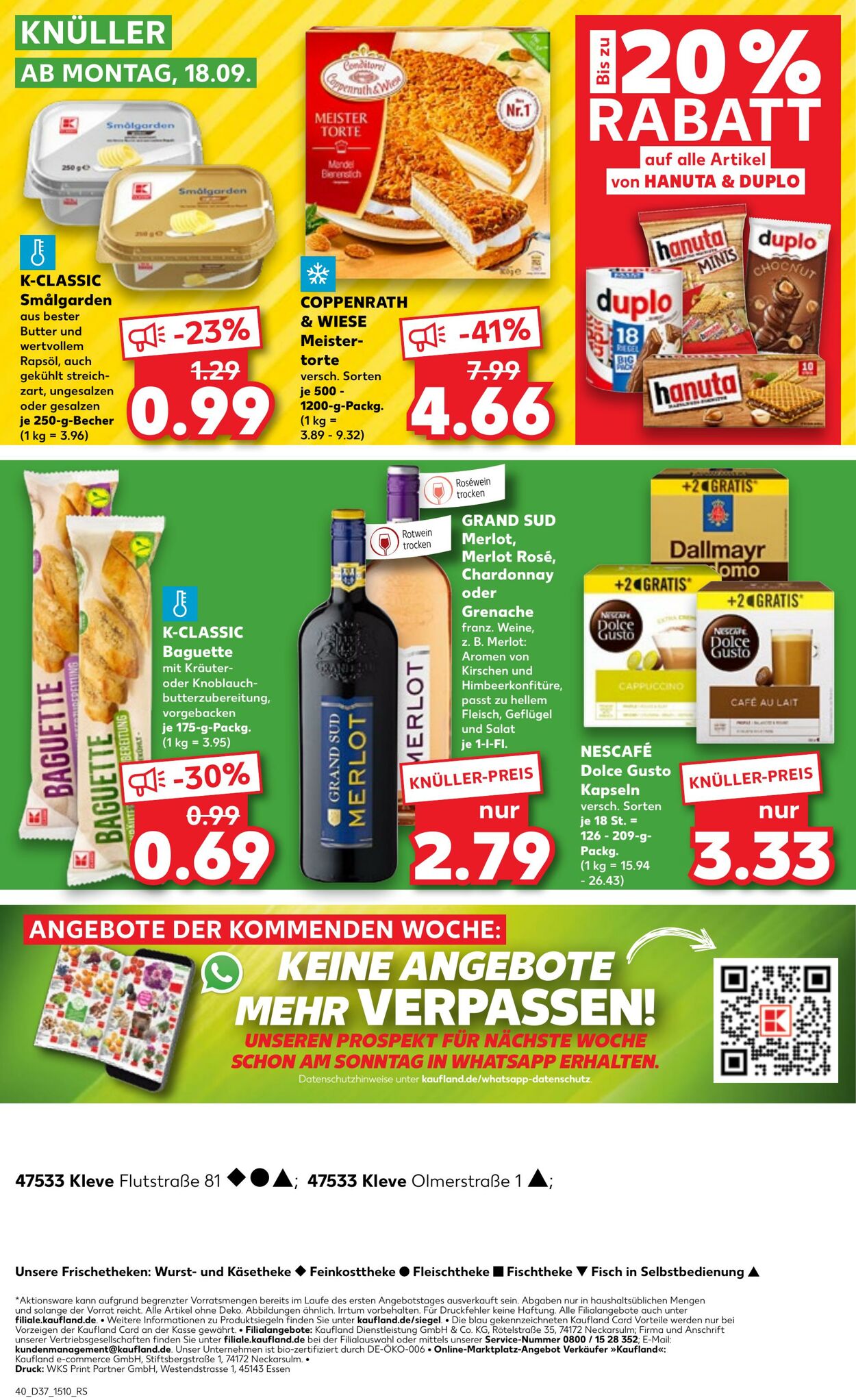 Prospekt Kaufland 14.09.2023 - 20.09.2023