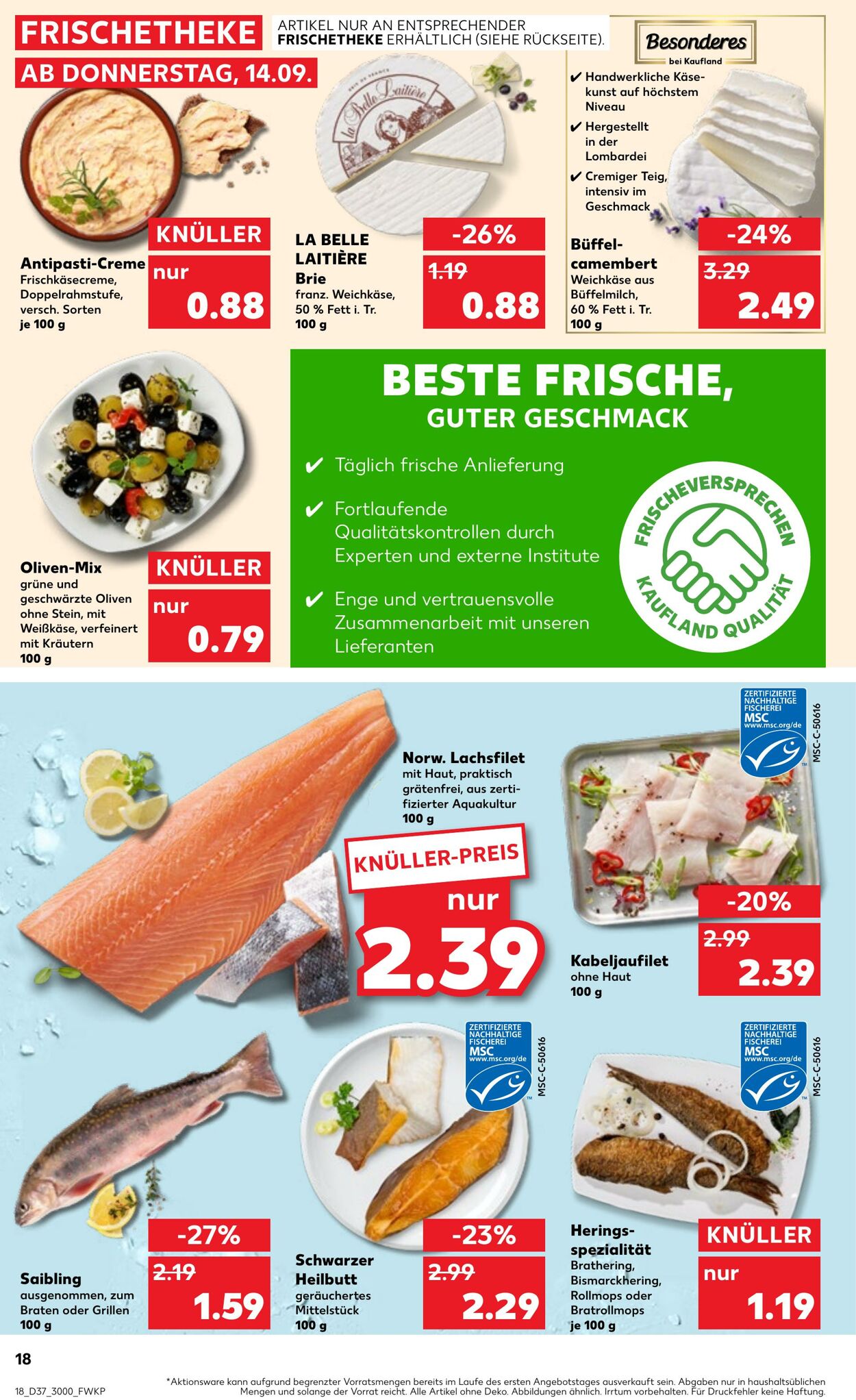 Prospekt Kaufland 14.09.2023 - 20.09.2023