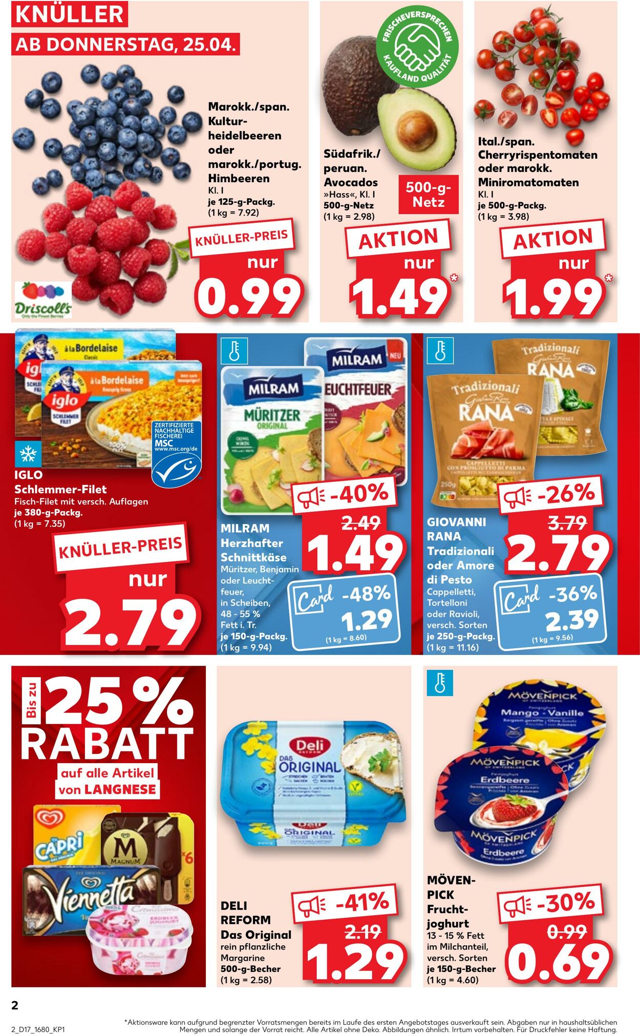 Prospekt Kaufland 25.04.2024 - 30.04.2024