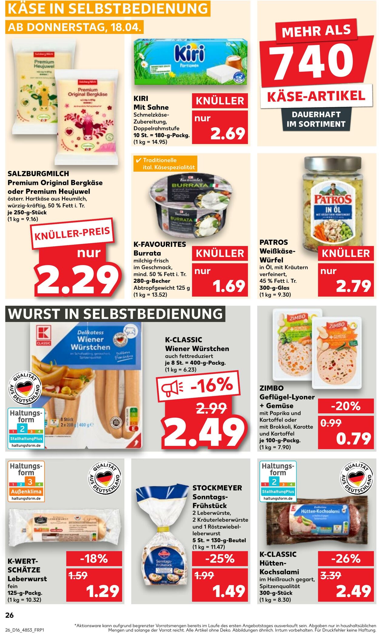 Prospekt Kaufland 18.04.2024 - 24.04.2024