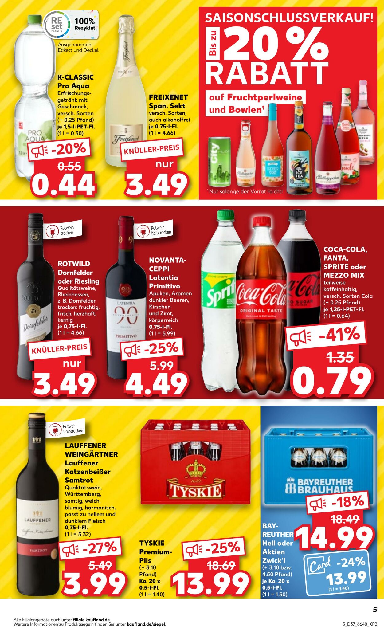 Prospekt Kaufland 14.09.2023 - 20.09.2023