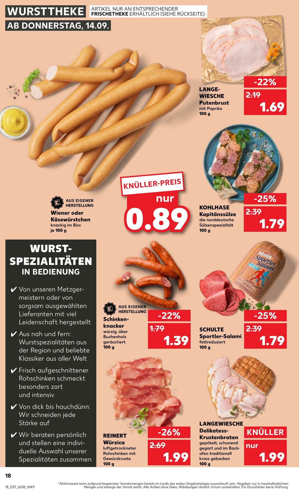 Prospekt Kaufland 14.09.2023 - 20.09.2023