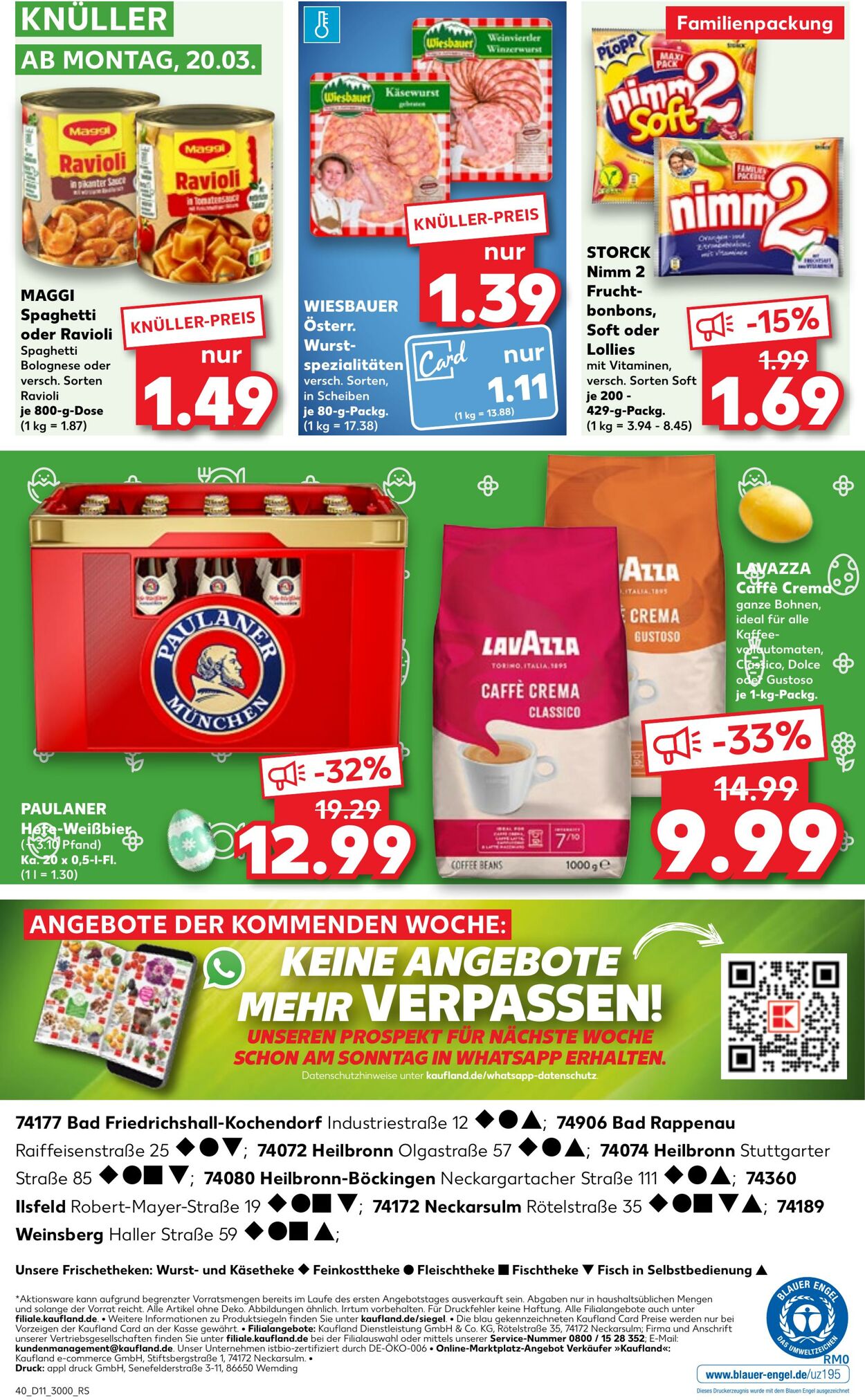 Prospekt Kaufland 16.03.2023 - 22.03.2023