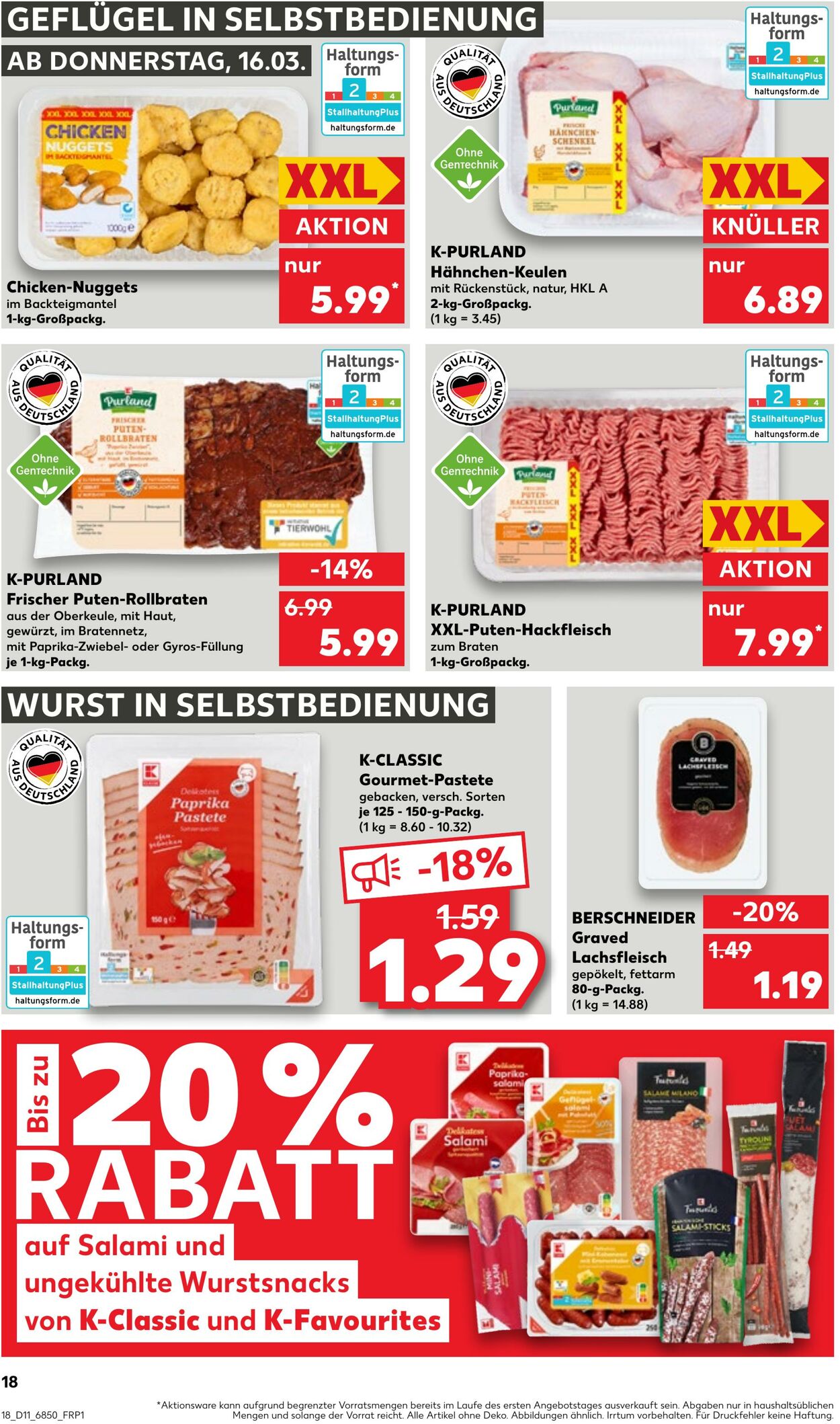 Prospekt Kaufland 16.03.2023 - 22.03.2023