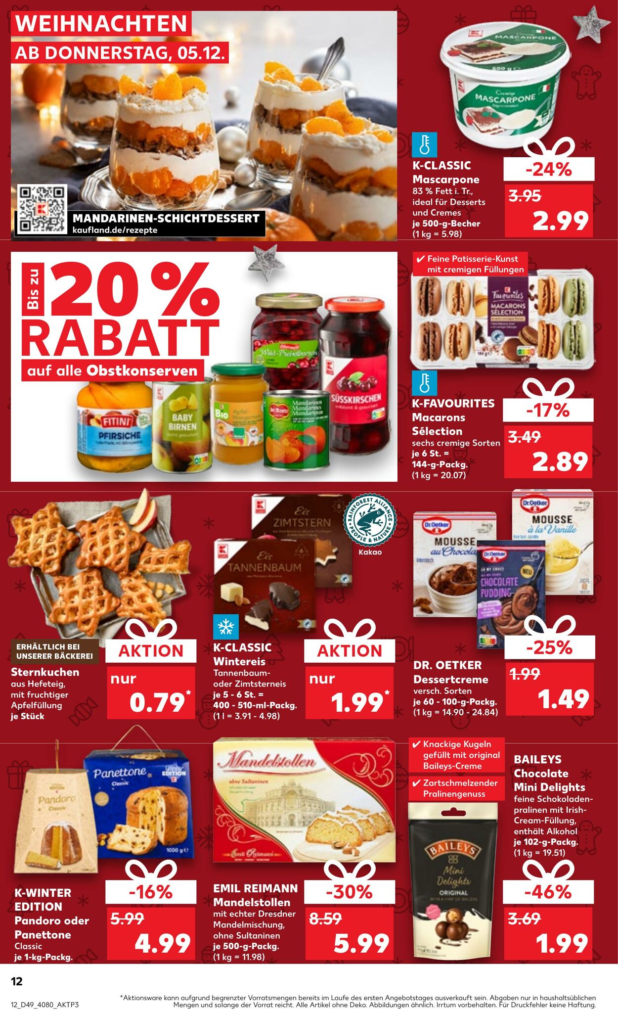 Prospekt Kaufland 05.12.2024 - 11.12.2024