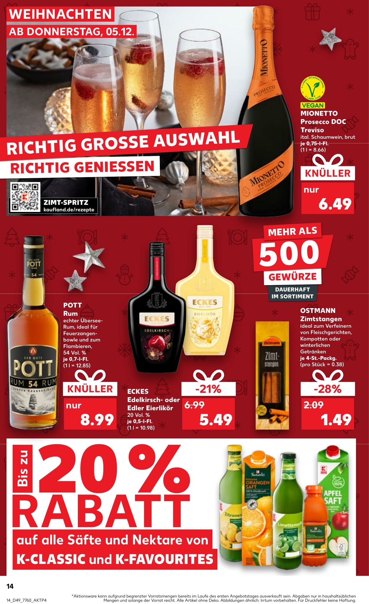 Prospekt Kaufland 05.12.2024 - 11.12.2024