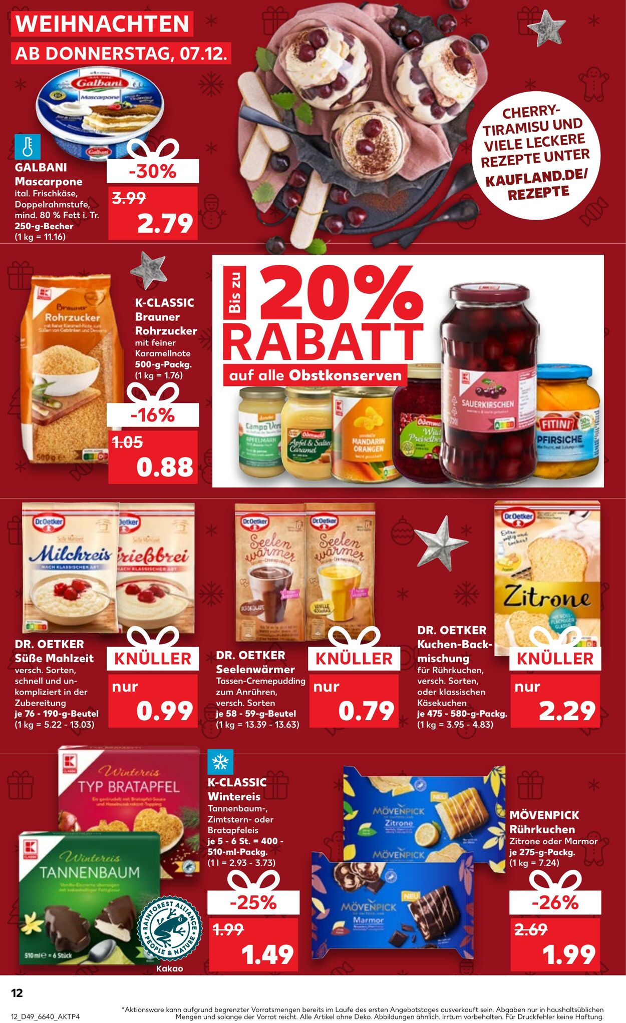 Prospekt Kaufland 07.12.2023 - 13.12.2023