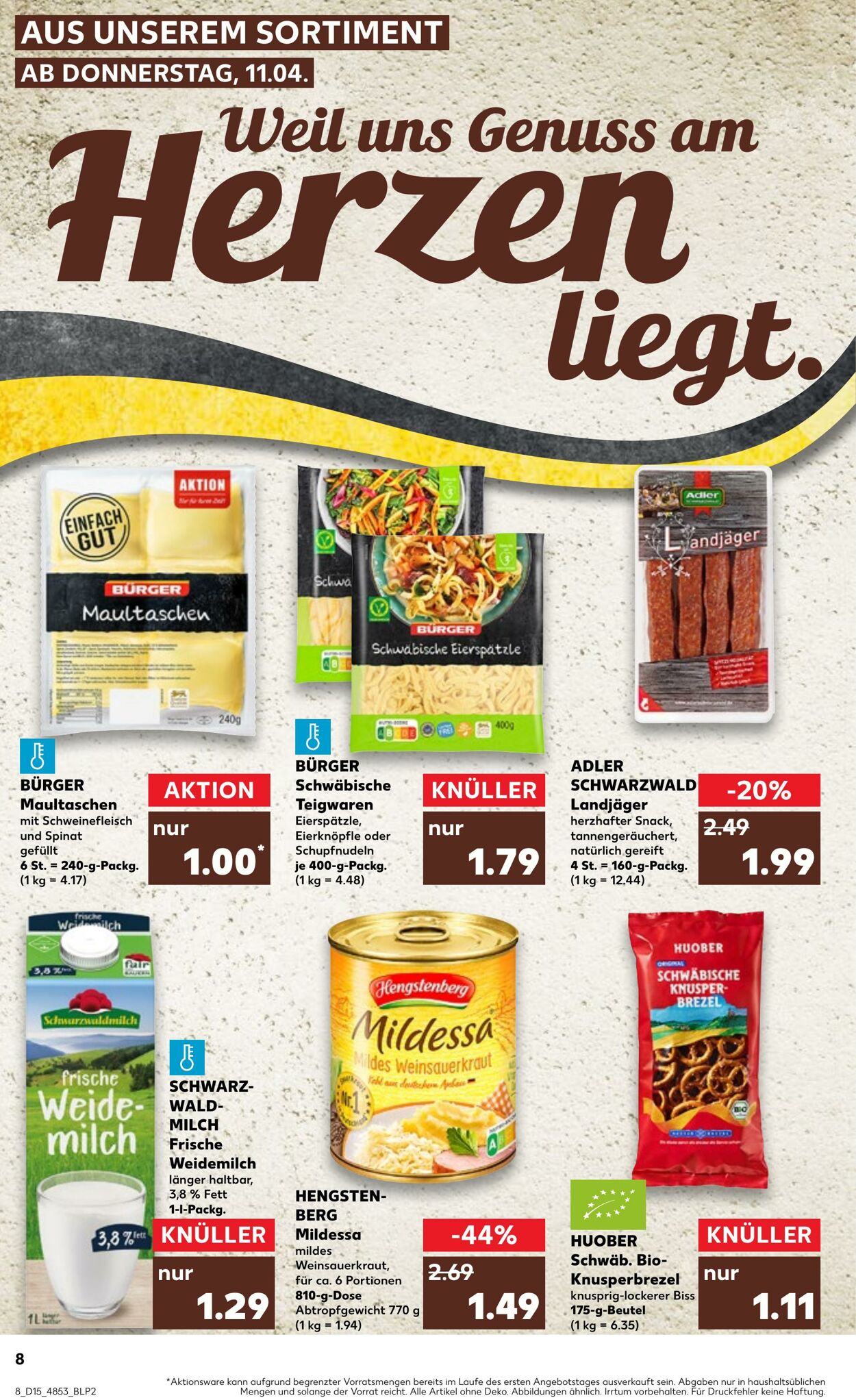 Prospekt Kaufland 11.04.2024 - 17.04.2024