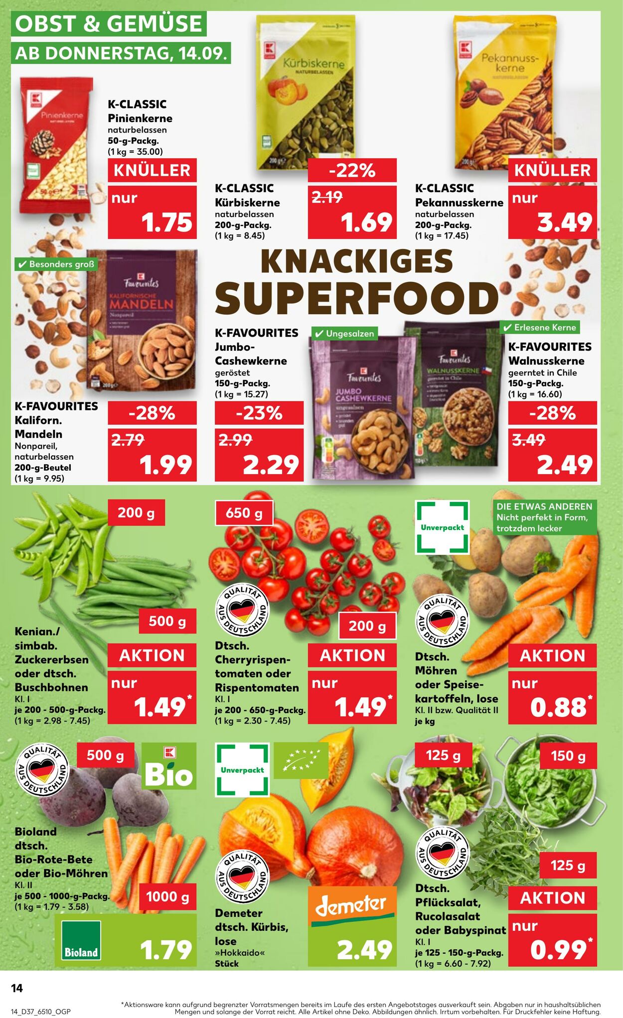 Prospekt Kaufland 14.09.2023 - 20.09.2023