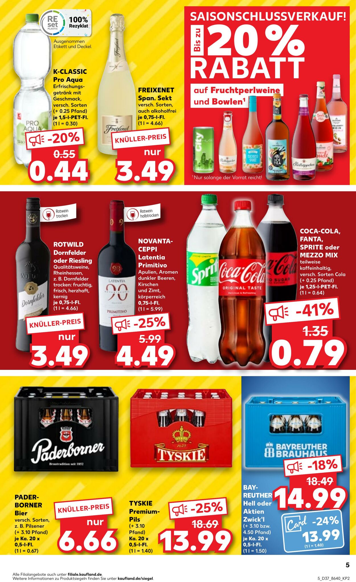 Prospekt Kaufland 14.09.2023 - 20.09.2023