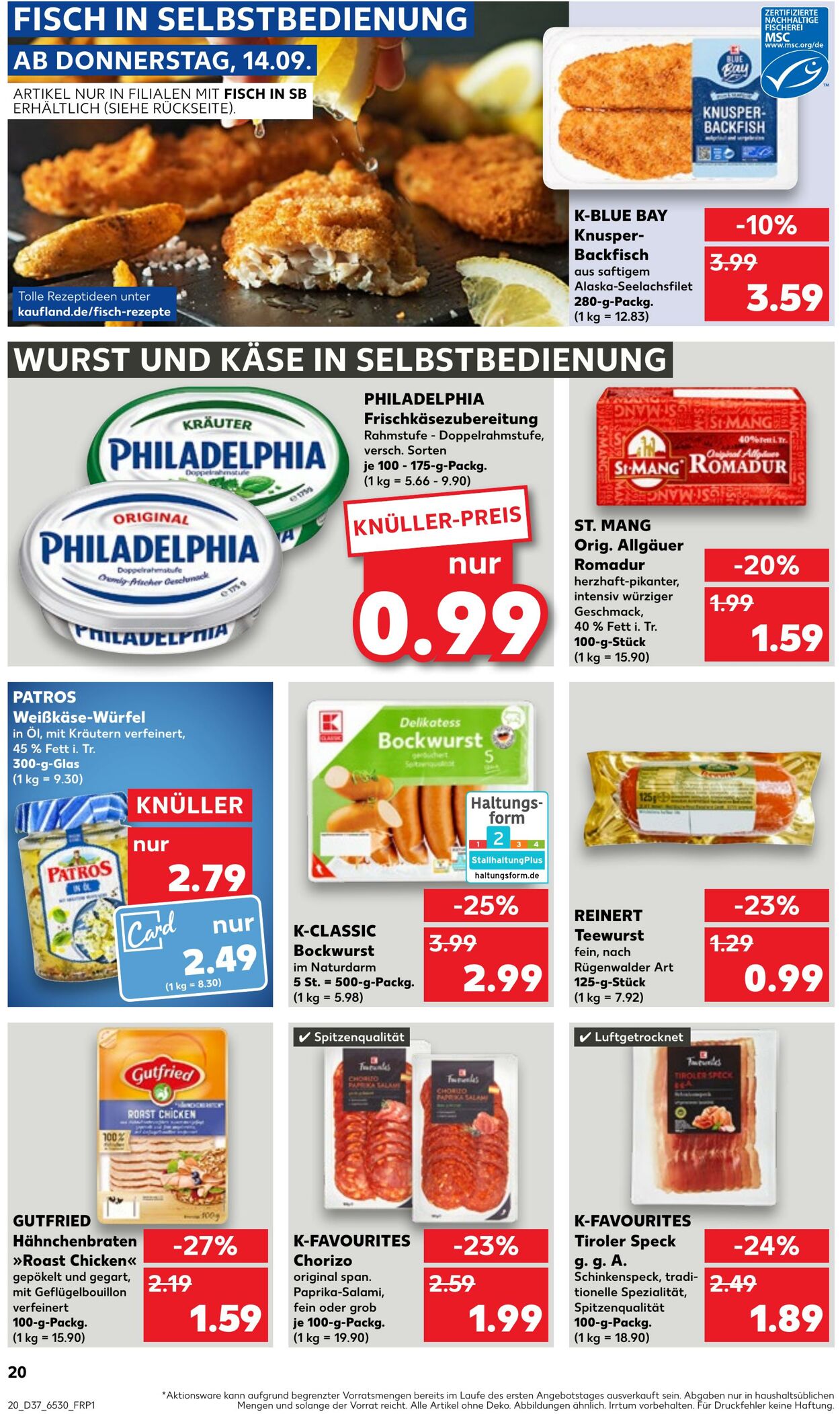 Prospekt Kaufland 14.09.2023 - 20.09.2023