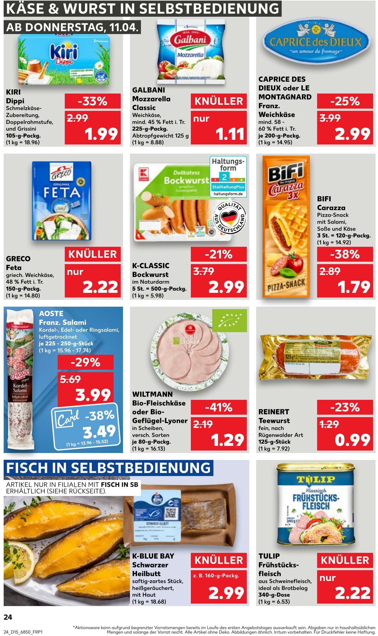 Prospekt Kaufland 11.04.2024 - 17.04.2024