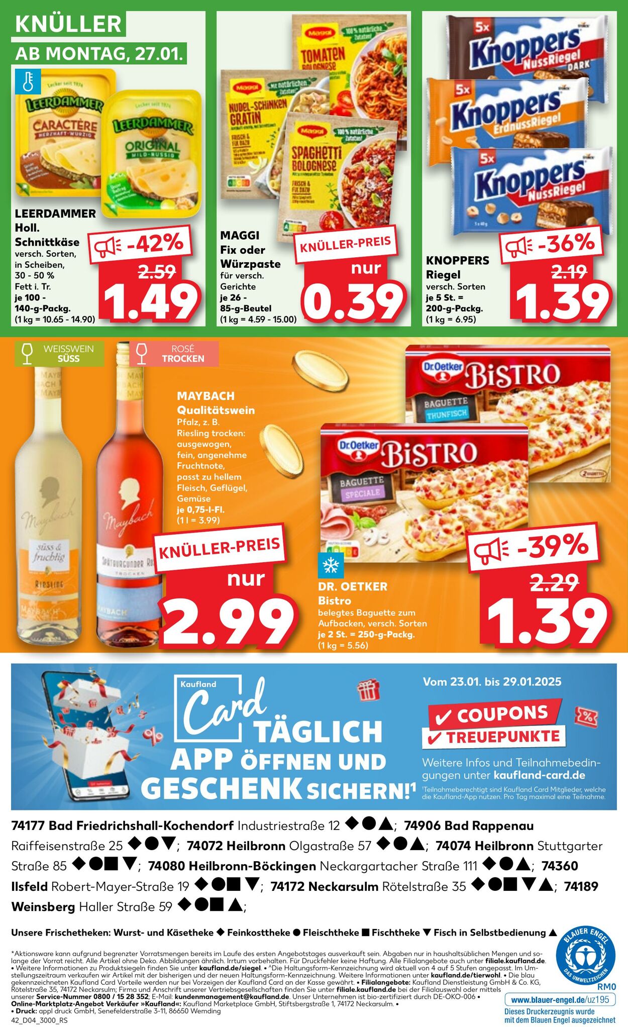 Prospekt Kaufland 23.01.2025 - 29.01.2025